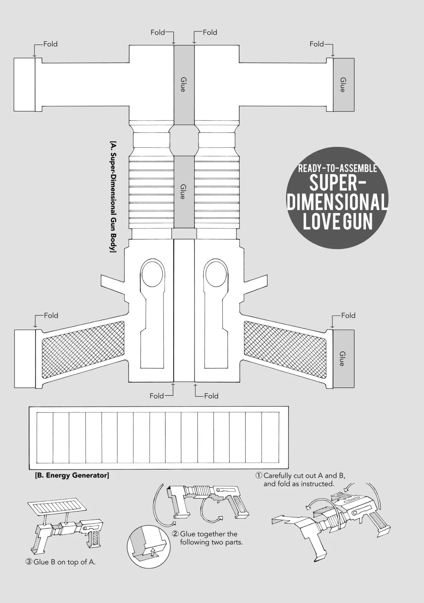 Super Dimensional Love Gun - Ready-To-Assemble Super Dimensional Love Gun