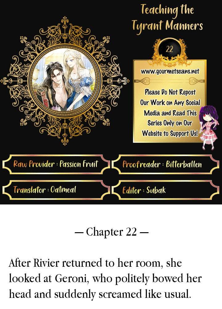 Teaching The Tyrant Manners - Chapter 22