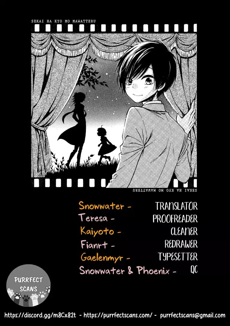 Sekai Wa Kyou Mo Mawatteru - Chapter 2