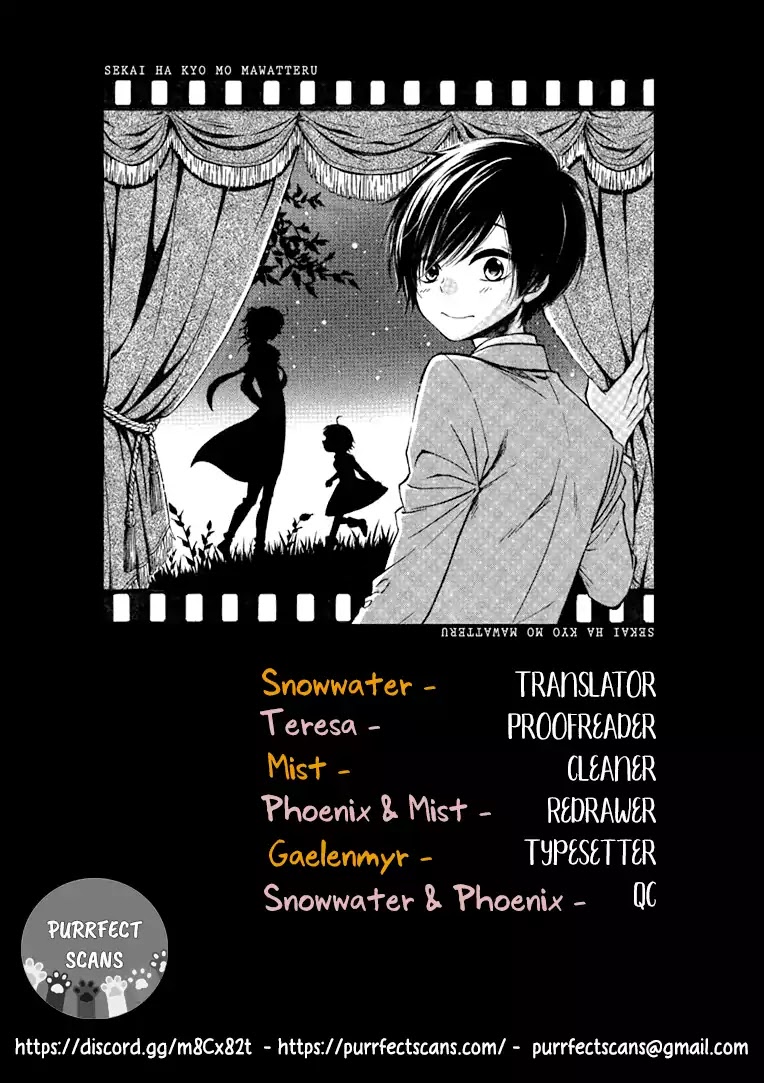 Sekai Wa Kyou Mo Mawatteru - Chapter 1