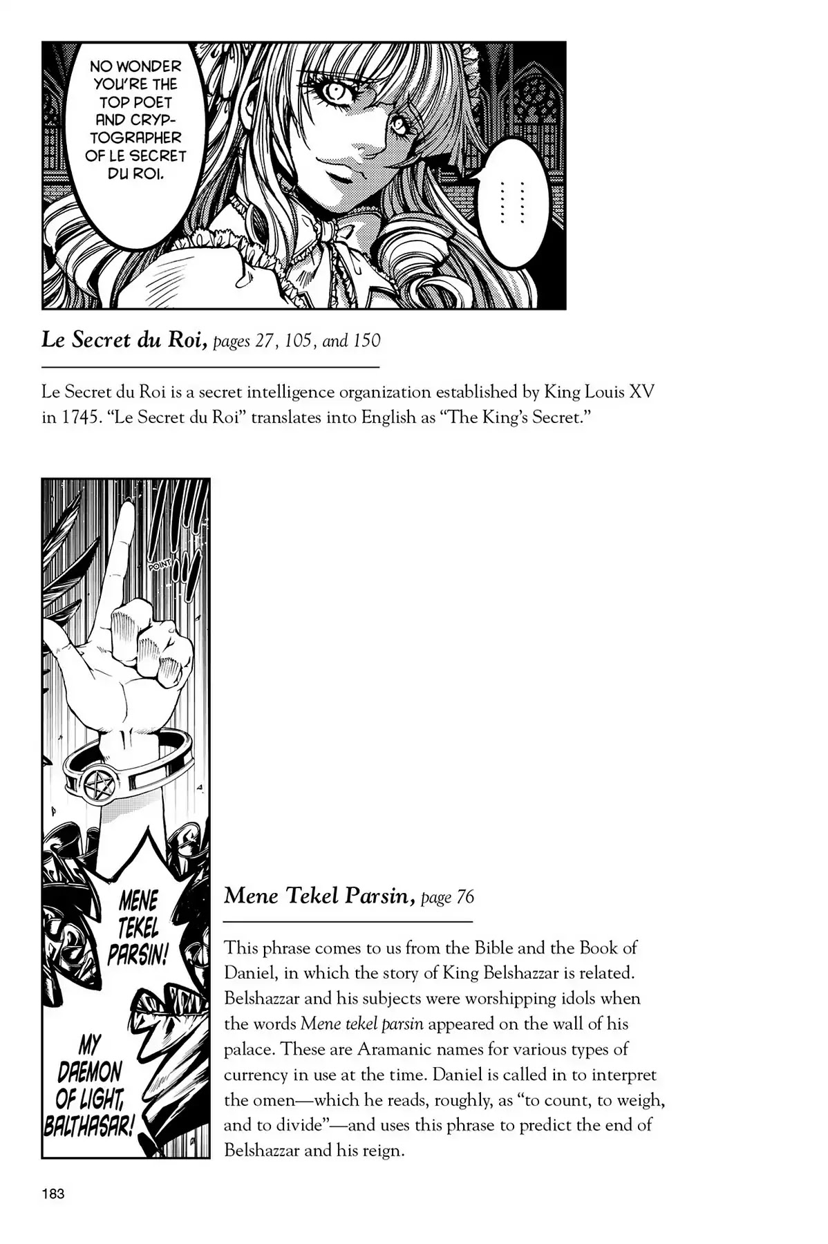 Le Chevalier D'eon - Vol.8 Translation Notes