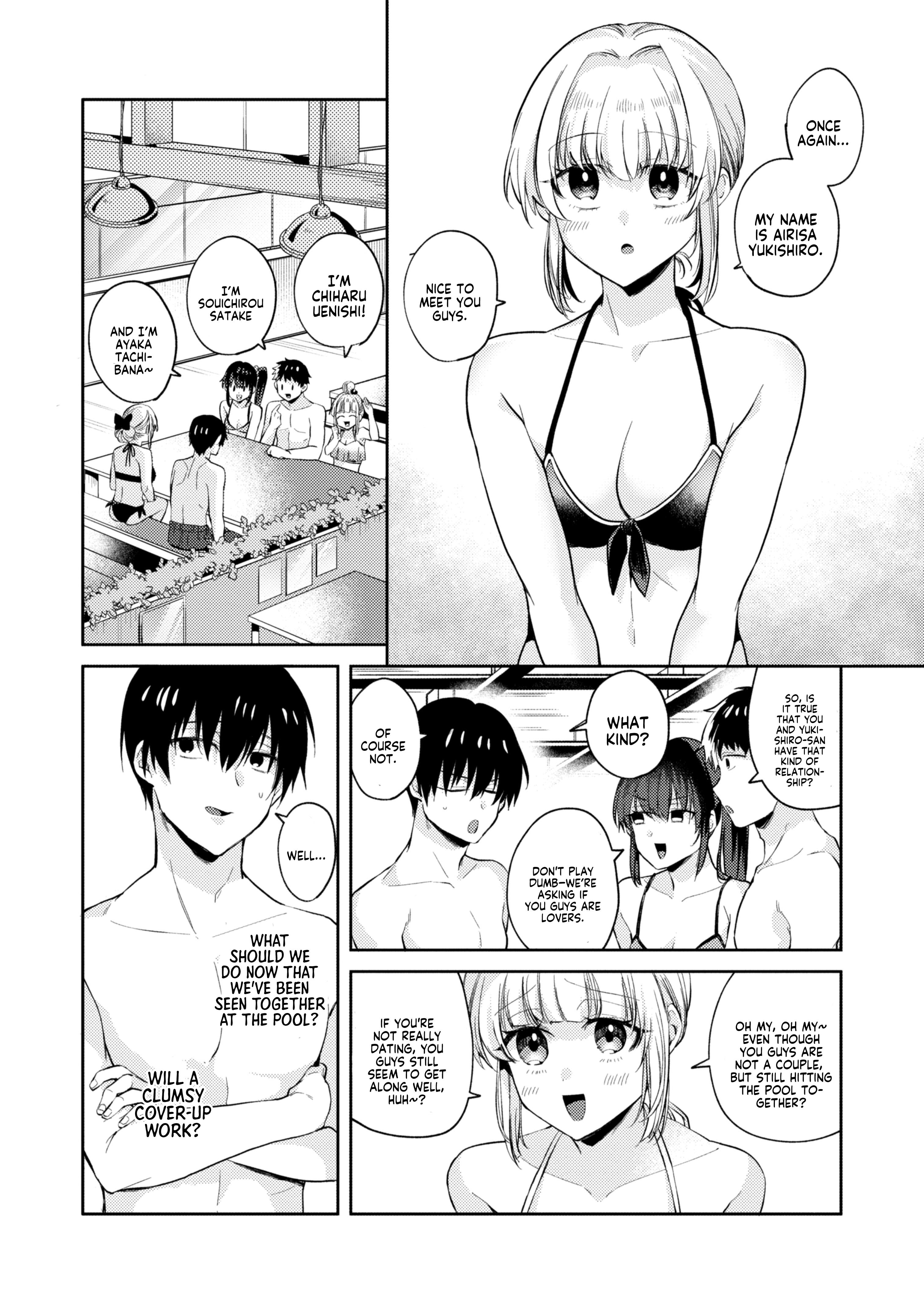 Omiai Shitakunakatta Node, Murinandai Na Jouken Wo Tsuketara Doukyuusei Ga Kita Ken Ni Tsuite - Chapter 10.4: Pool Date With My 'Fiancé' - Part 4