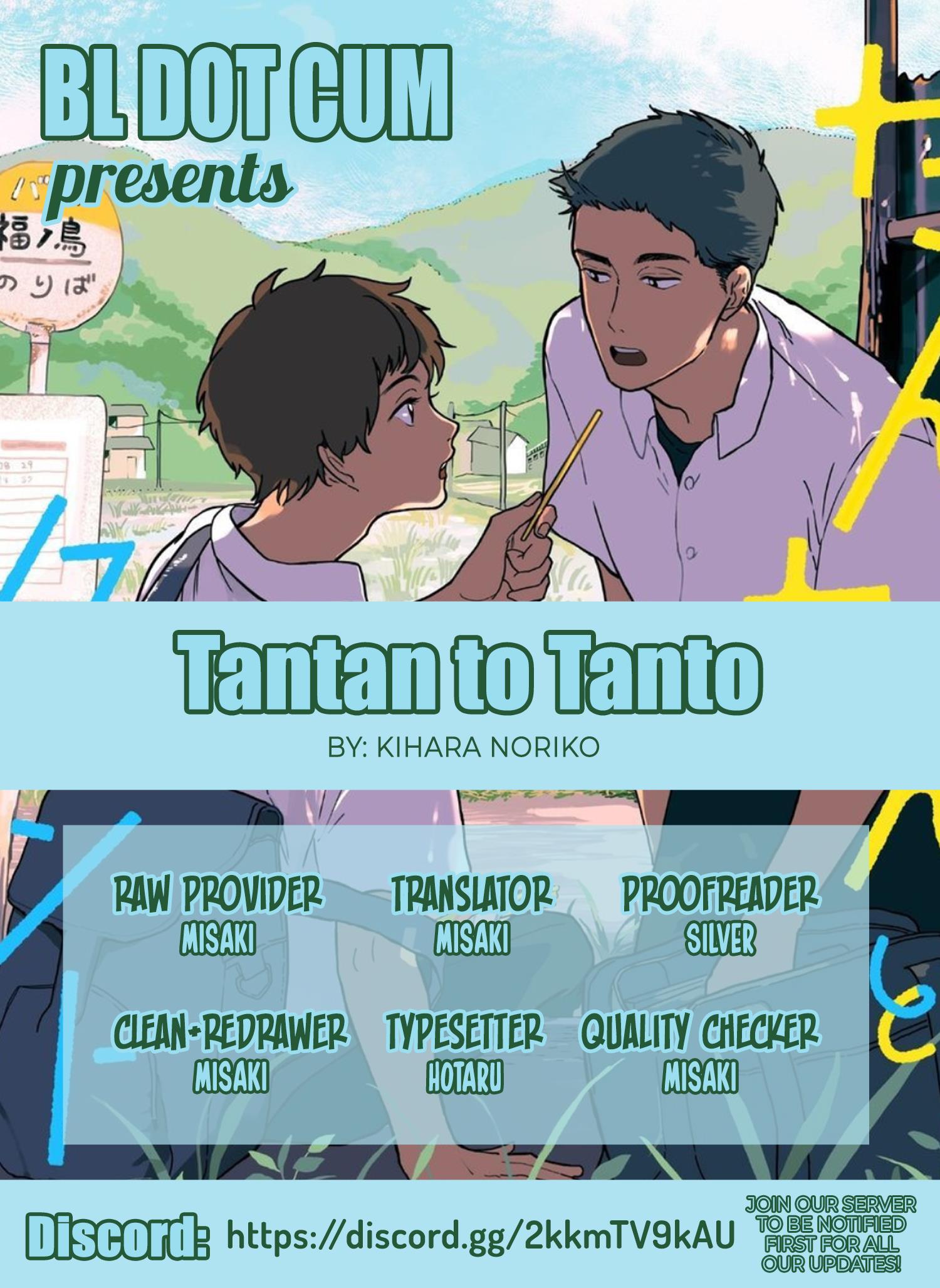 Tantan To Tanto - Vol.1 Chapter 4