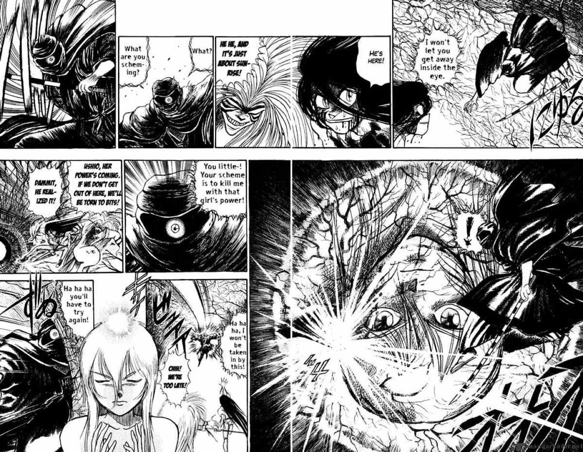 Ushio And Tora - Chapter 93 : Moritsuna Satoru 9 The Blow Reflecting In The Retina