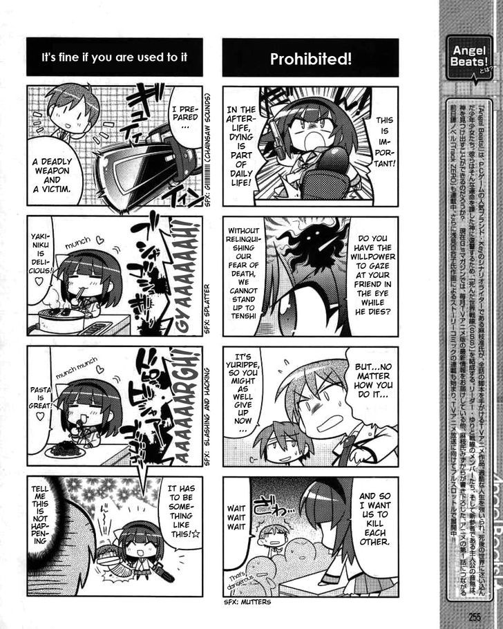 Angel Beats! The 4-Koma - Bokura No Sensen Koushinkyoku - Vol.1 Chapter 6 : Special Training For Everyone