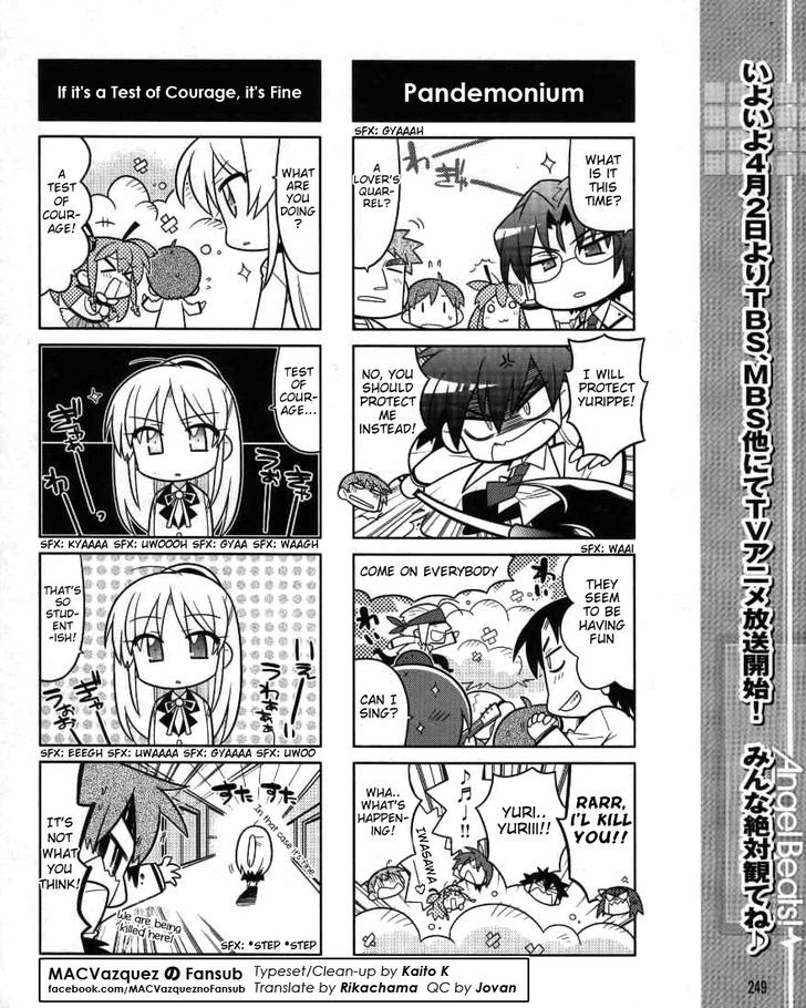 Angel Beats! The 4-Koma - Bokura No Sensen Koushinkyoku - Vol.1 Chapter 6 : Special Training For Everyone