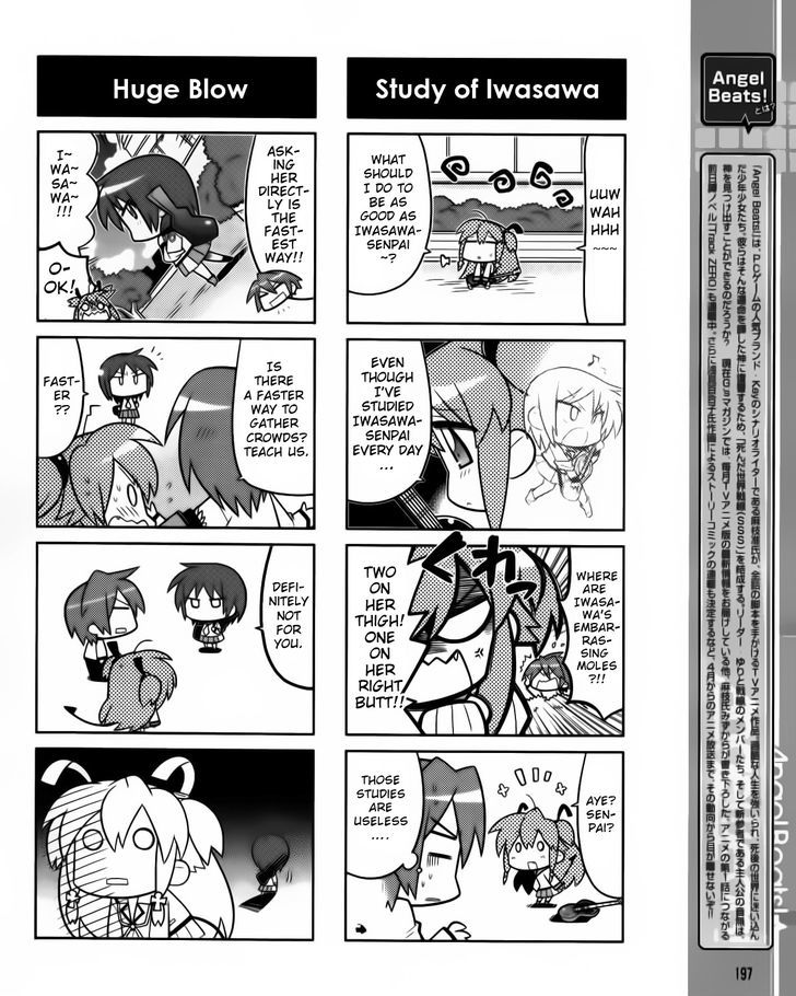 Angel Beats! The 4-Koma - Bokura No Sensen Koushinkyoku - Vol.1 Chapter 5 : Yui S First Performance