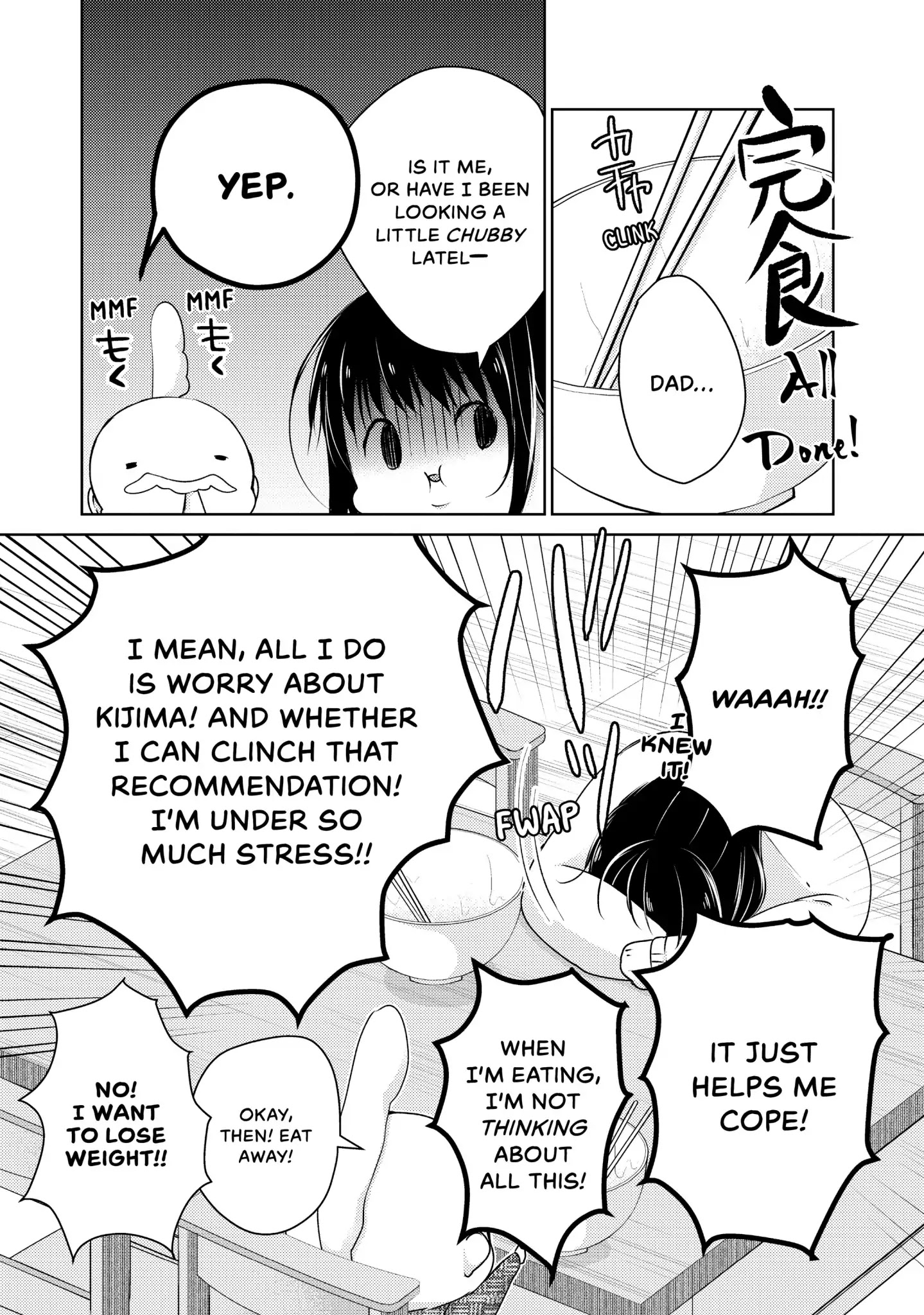 Ao-Chan Can't Study! - Chapter 34: Vol.8 Lesson 34: Ao Packs On The Pounds