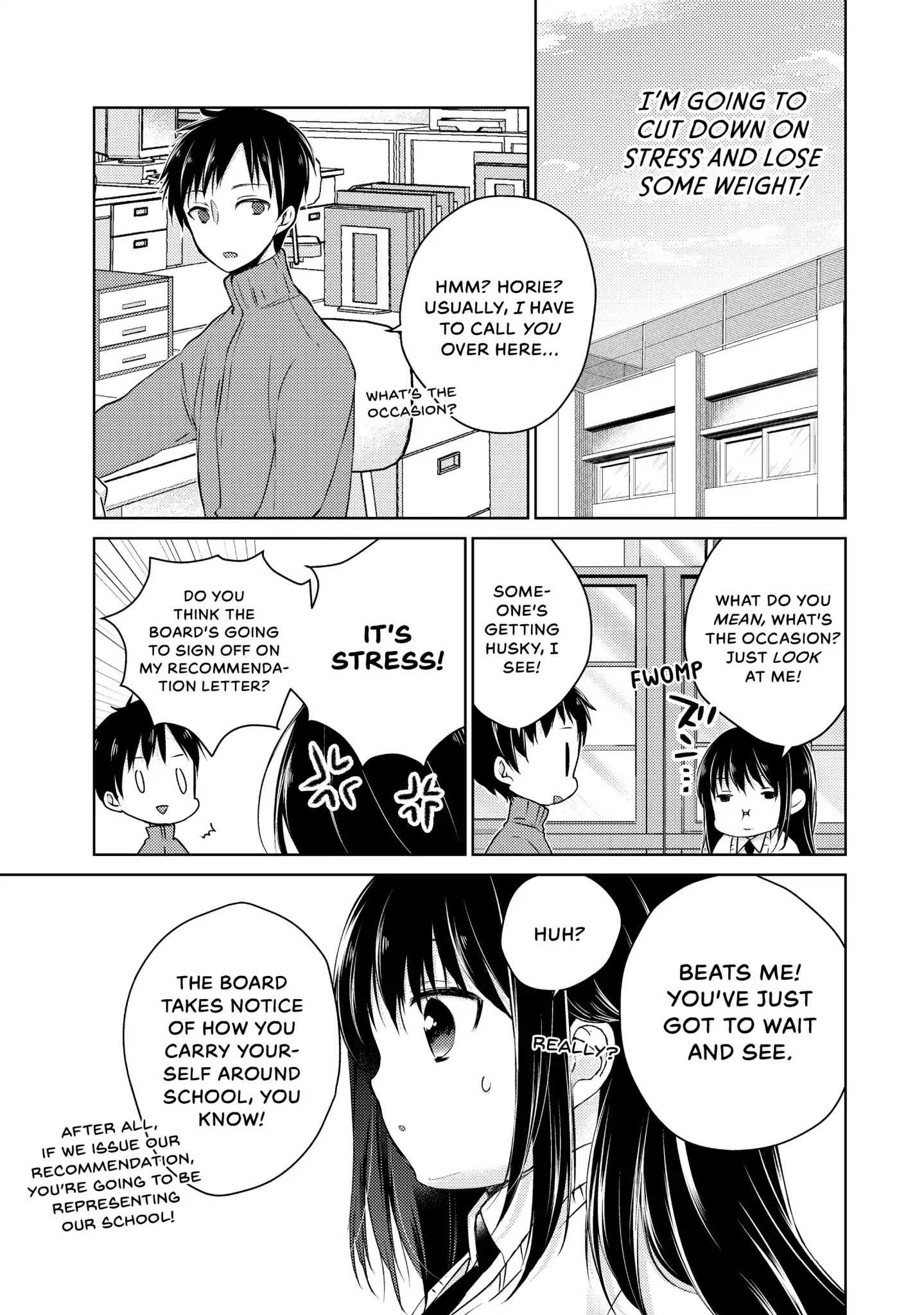 Ao-Chan Can't Study! - Chapter 34: Vol.8 Lesson 34: Ao Packs On The Pounds