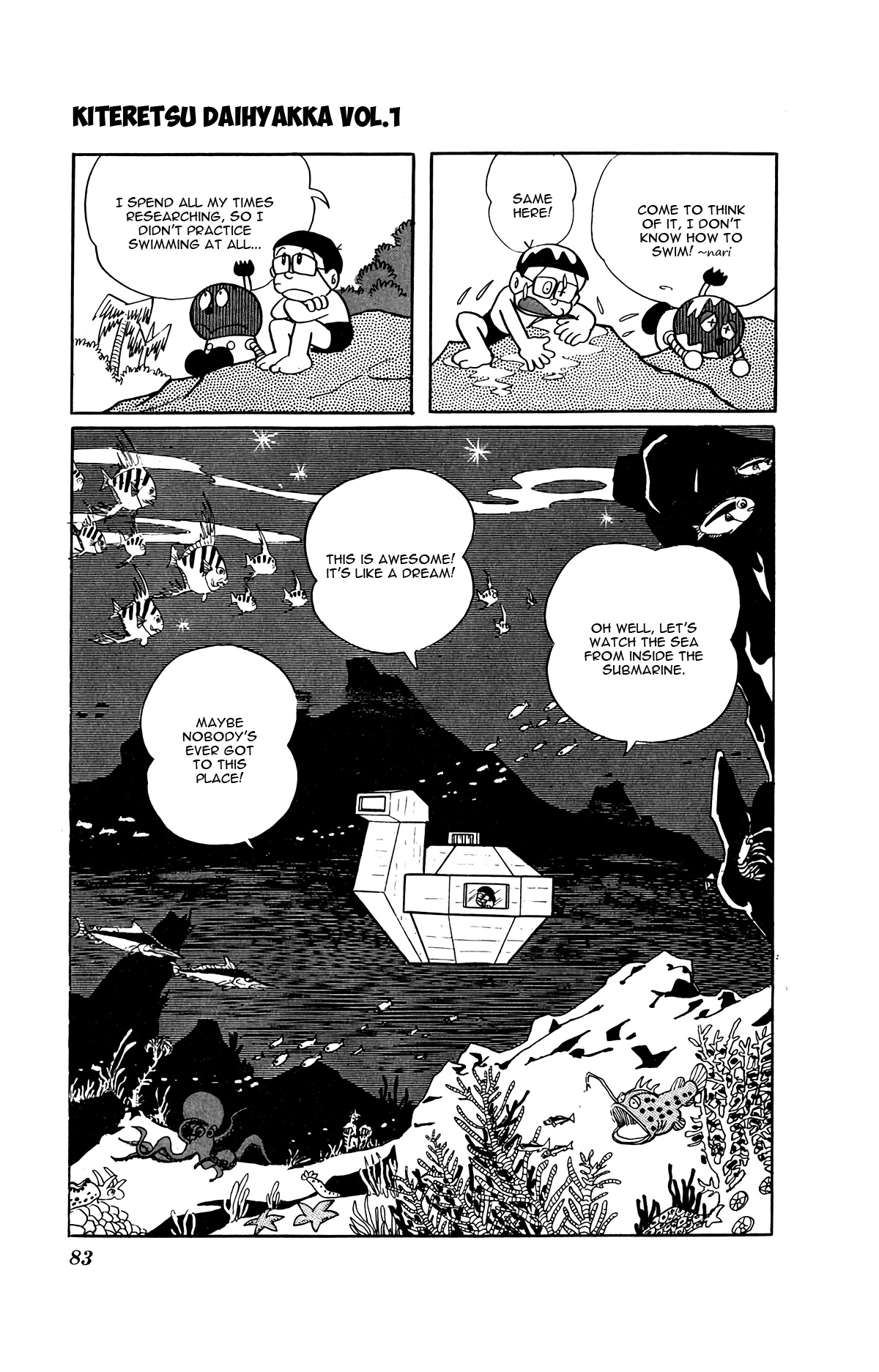 Kiteretsu Daihyakka - Vol.1 Chapter 5: Adventure With Sea Turtle Submarine