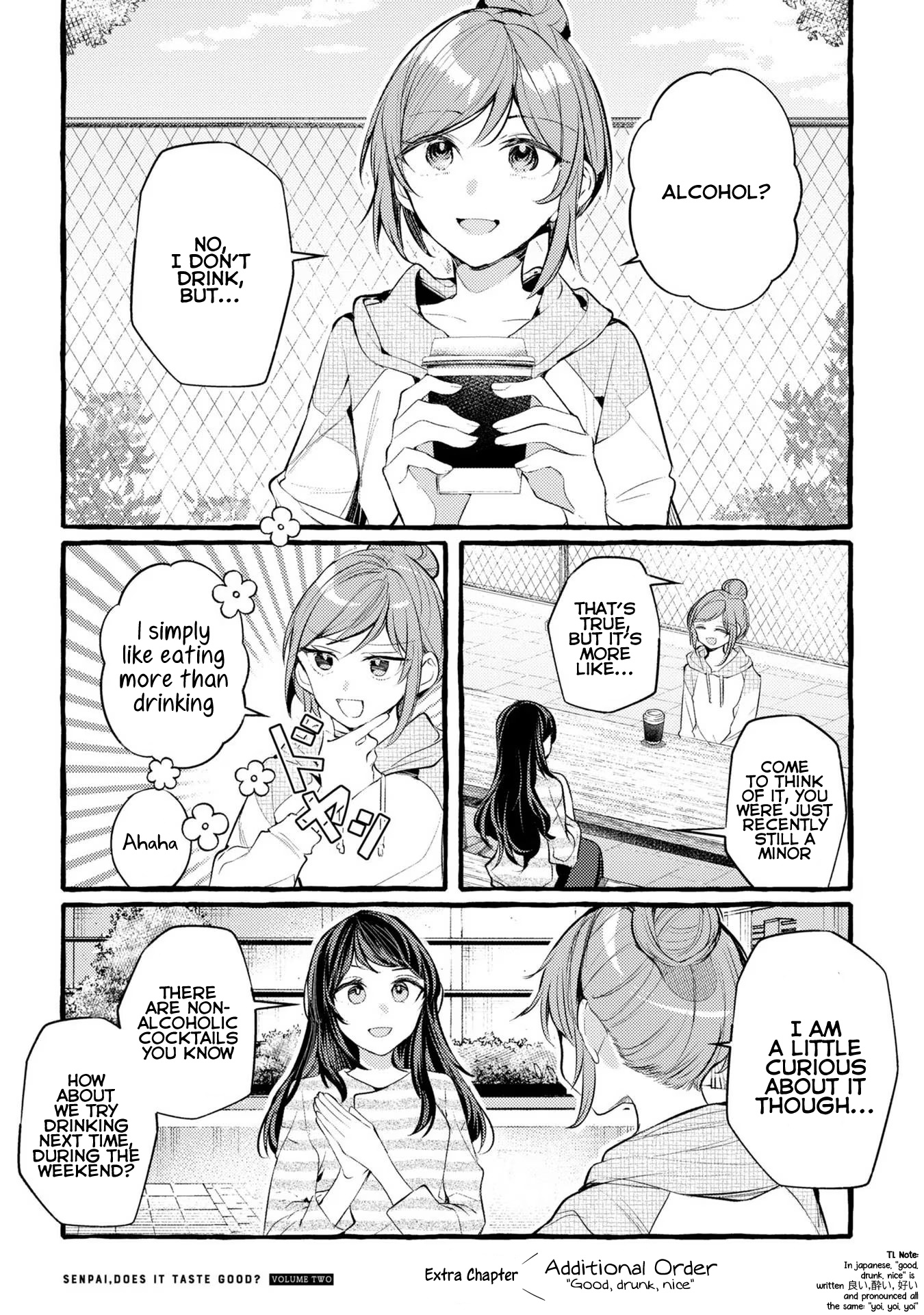 Senpai, Oishii Desu Ka? - Vol.2 Chapter 12.6: Extra Chapter: Good, Drunk, Good