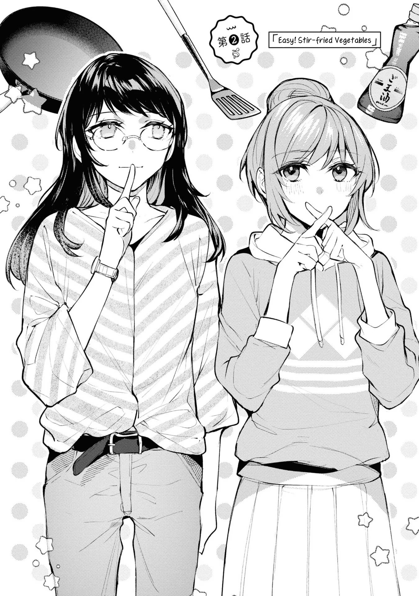 Senpai, Oishii Desu Ka? - Vol.1 Chapter 2: Easy! Stir-Fried Vegetables