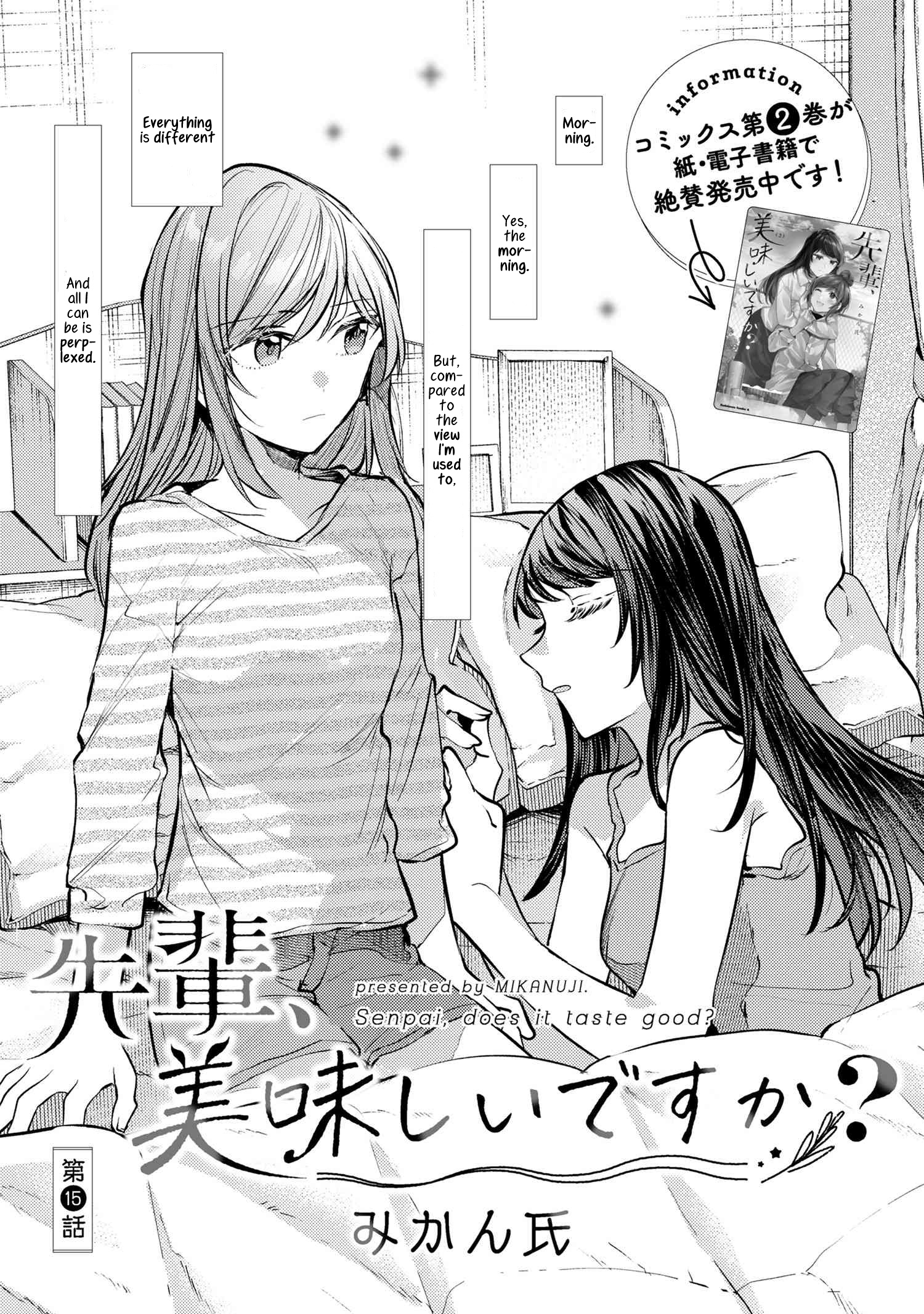 Senpai, Oishii Desu Ka? - Vol.3 Chapter 15