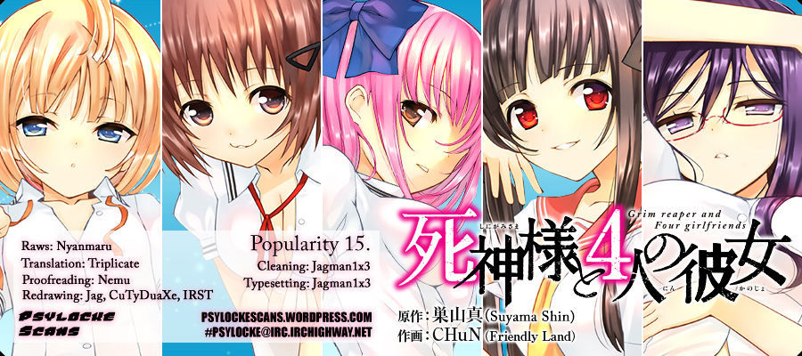 Shinigami-Sama To 4-Nin No Kanojo - Chapter 15 : Popularity 15. "I Can Keep My Cool Even When We Re Holding Hand.....