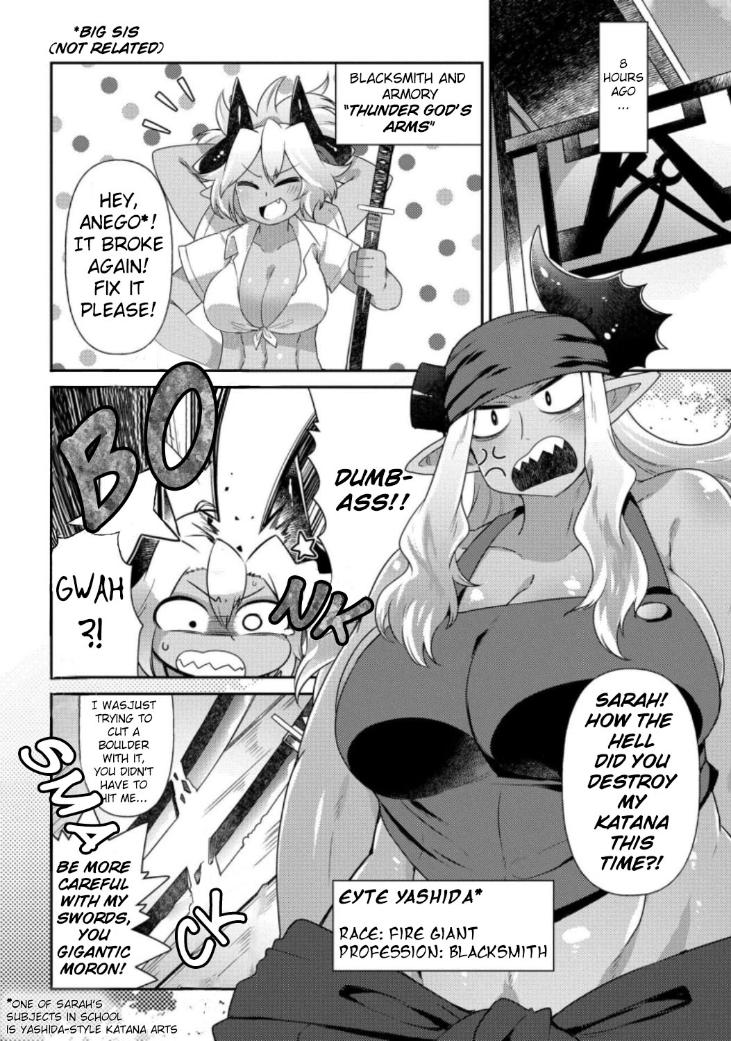 Oversized Sextet - Chapter 15: The Giantess And The Curse