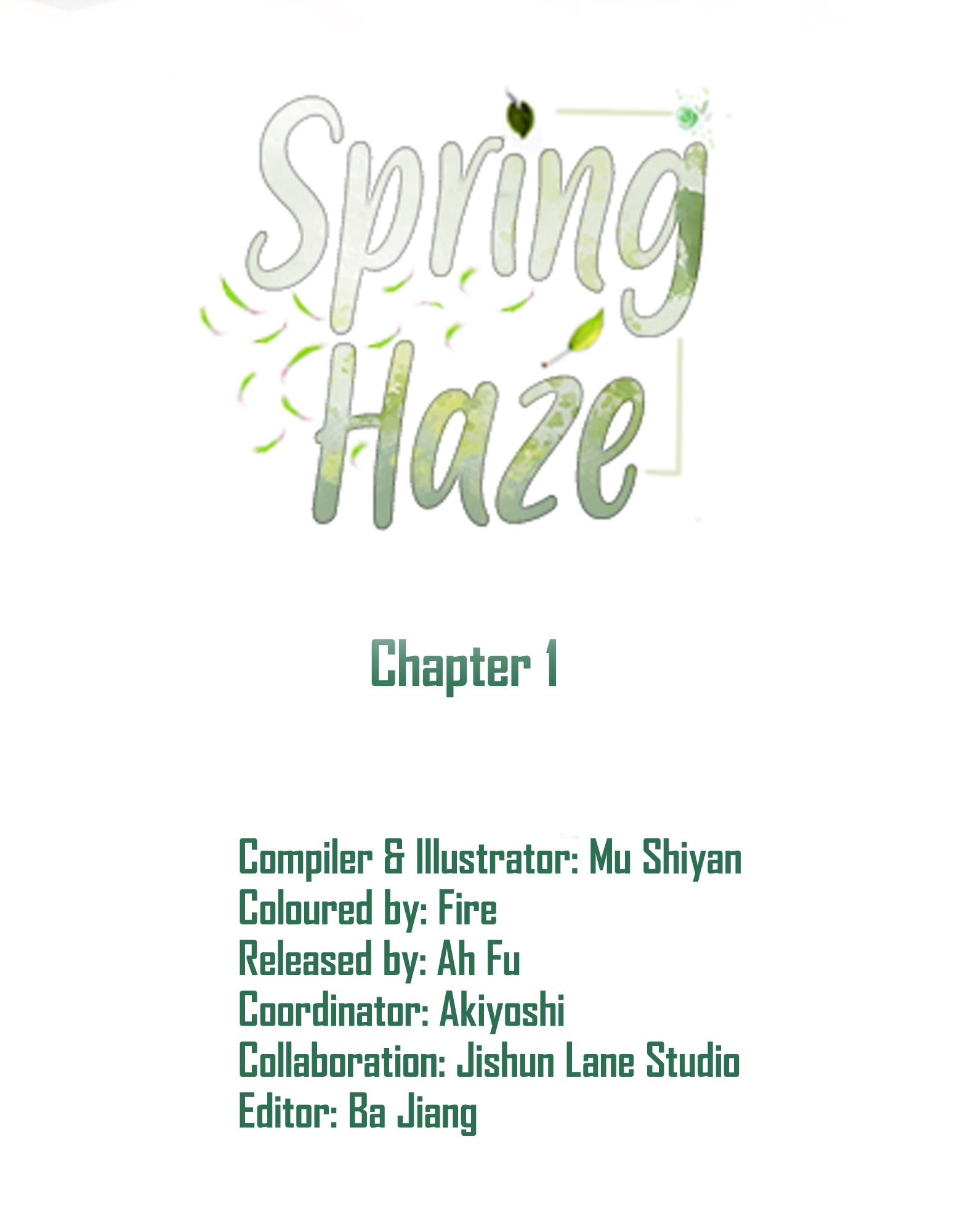 Spring Haze - Vol.1 Chapter 1.1: Wishing Lake (1)