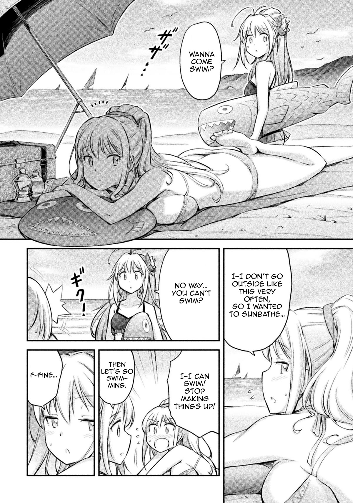 School Life Of A Mercenary Girl - Chapter 8.5: Cierra Goes To The Beach + Volume Artwork