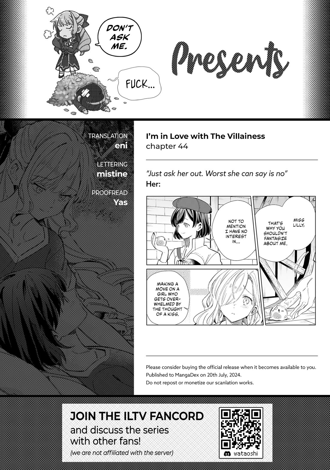 I Favor The Villainess - Chapter 44: Have One Sweet Candy