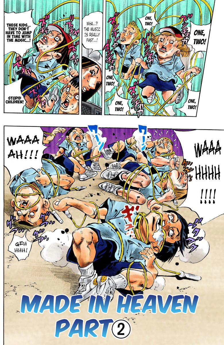 Jojo's Bizarre Adventure Part 6 - Stone Ocean - Vol.17 Chapter 150: Made In Heaven Part 2