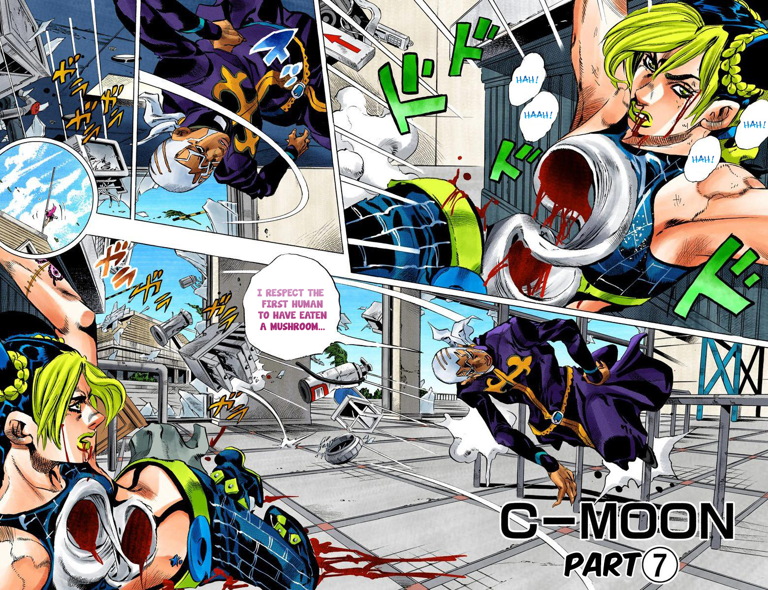 Jojo's Bizarre Adventure Part 6 - Stone Ocean - Vol.17 Chapter 147: C-Moon Part 7