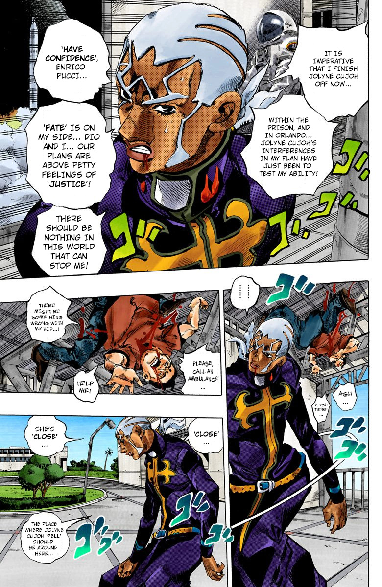 Jojo's Bizarre Adventure Part 6 - Stone Ocean - Vol.16 Chapter 145: C-Moon Part 5