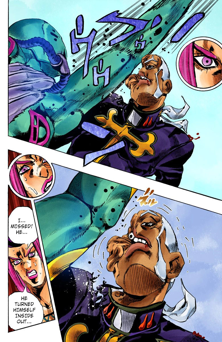 Jojo's Bizarre Adventure Part 6 - Stone Ocean - Vol.16 Chapter 145: C-Moon Part 5