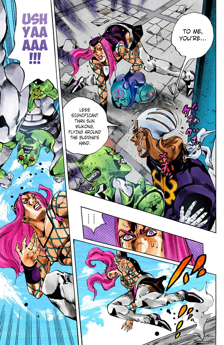 Jojo's Bizarre Adventure Part 6 - Stone Ocean - Vol.16 Chapter 145: C-Moon Part 5