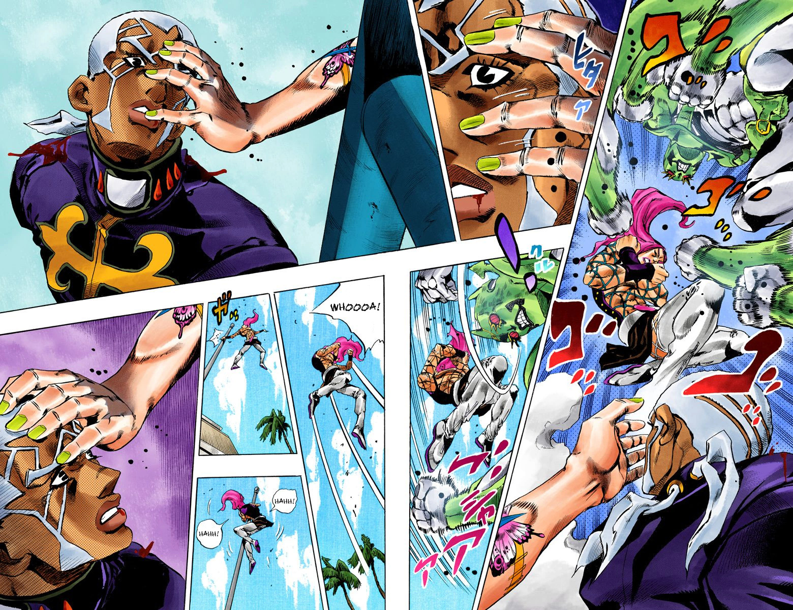 Jojo's Bizarre Adventure Part 6 - Stone Ocean - Vol.16 Chapter 145: C-Moon Part 5