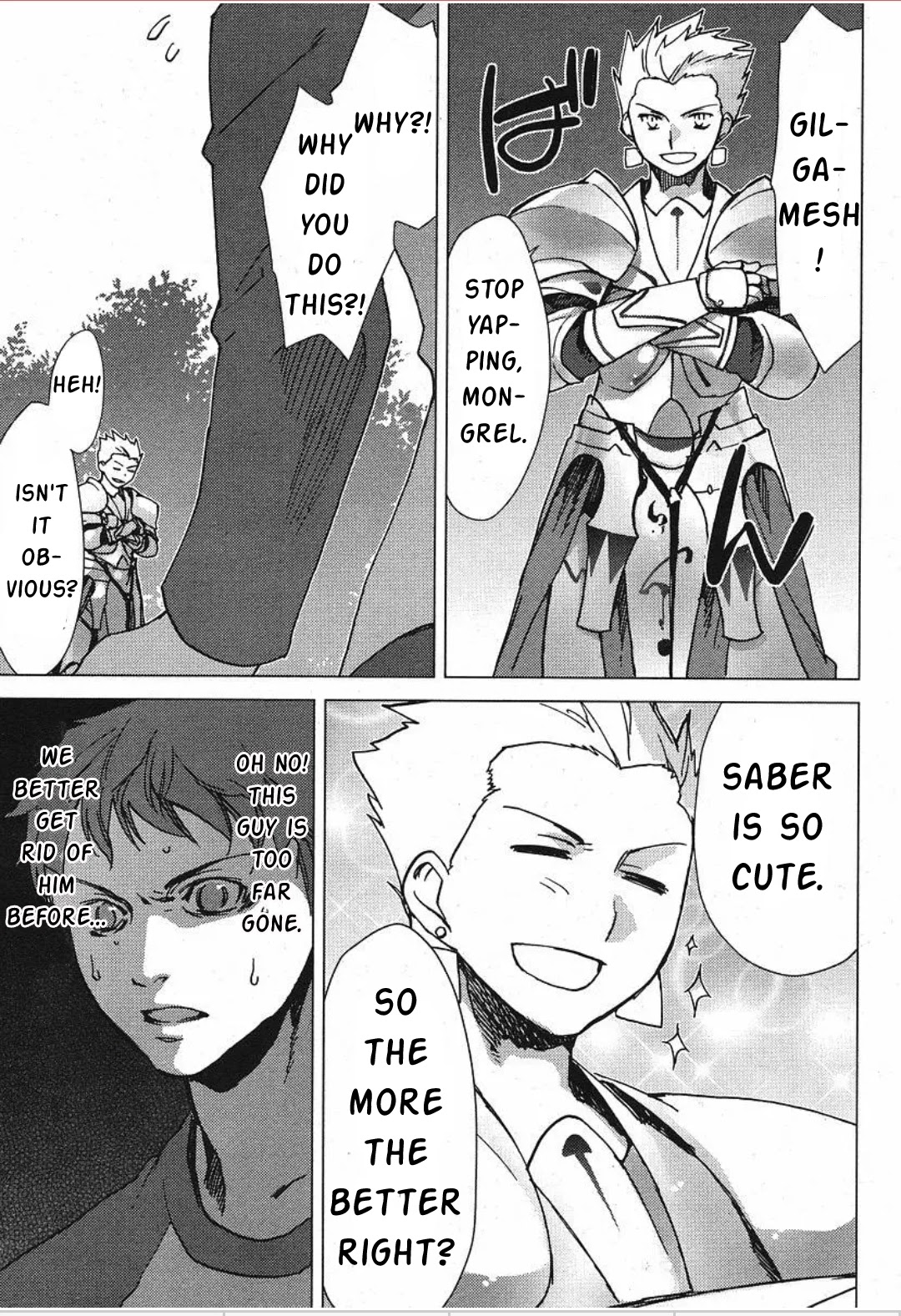 Fate/Tiger Colosseum Upper - Chapter 1: 3 Sabers?!