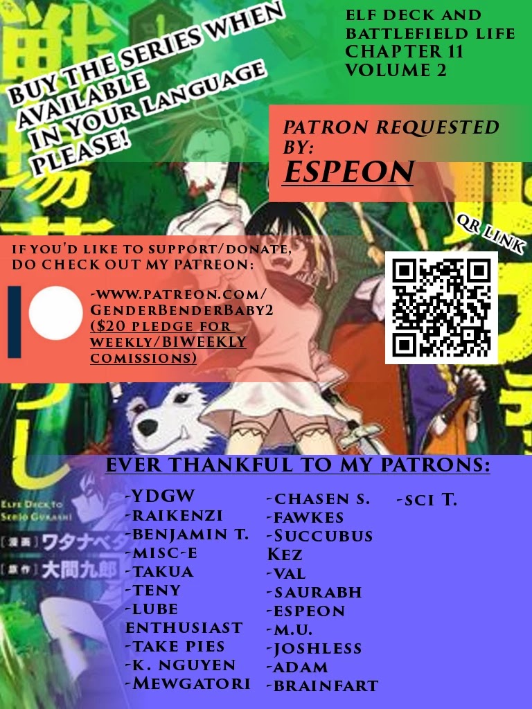 Elf Deck To Senjou Gurashi - Chapter 11: Revenge And Overrun