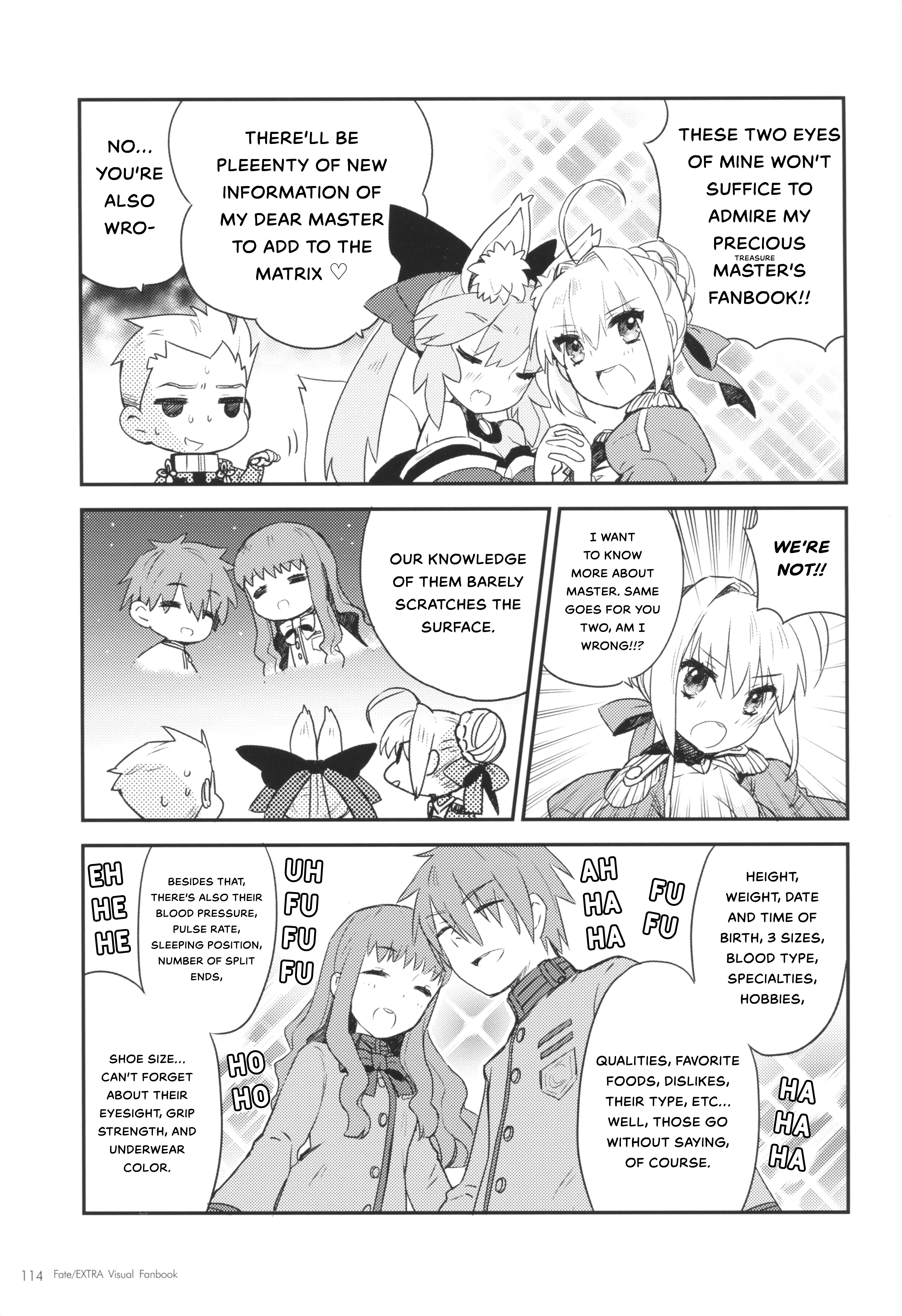 Fate/Extra Visual Fanbook - Vol.1 Chapter 1: Throb! A Visual Fanbook Filled To The Brim With Master (No Lewds)