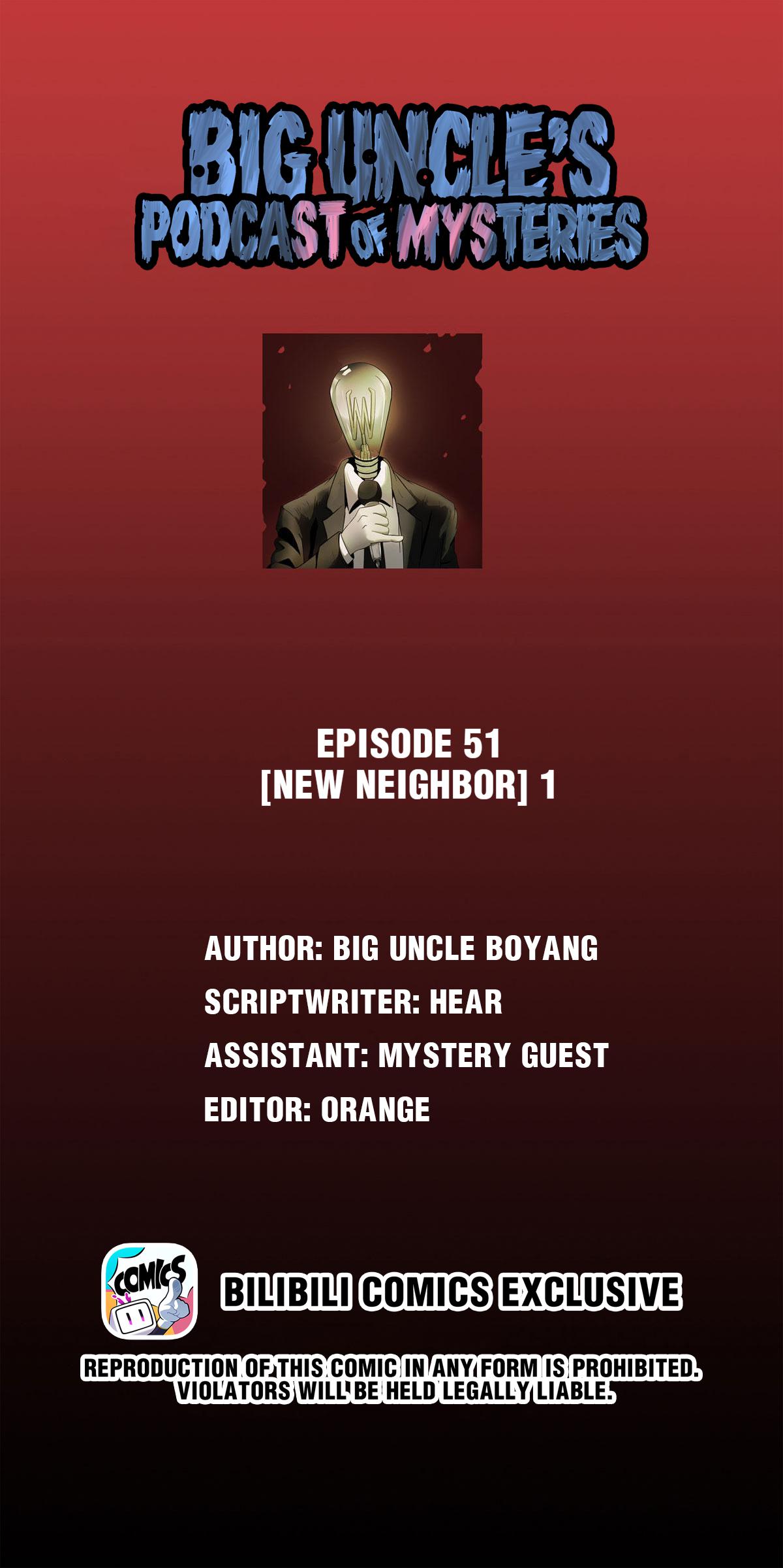 Big Uncle’s Podcast Of Mysteries - Chapter 51: New Neighbor (1)