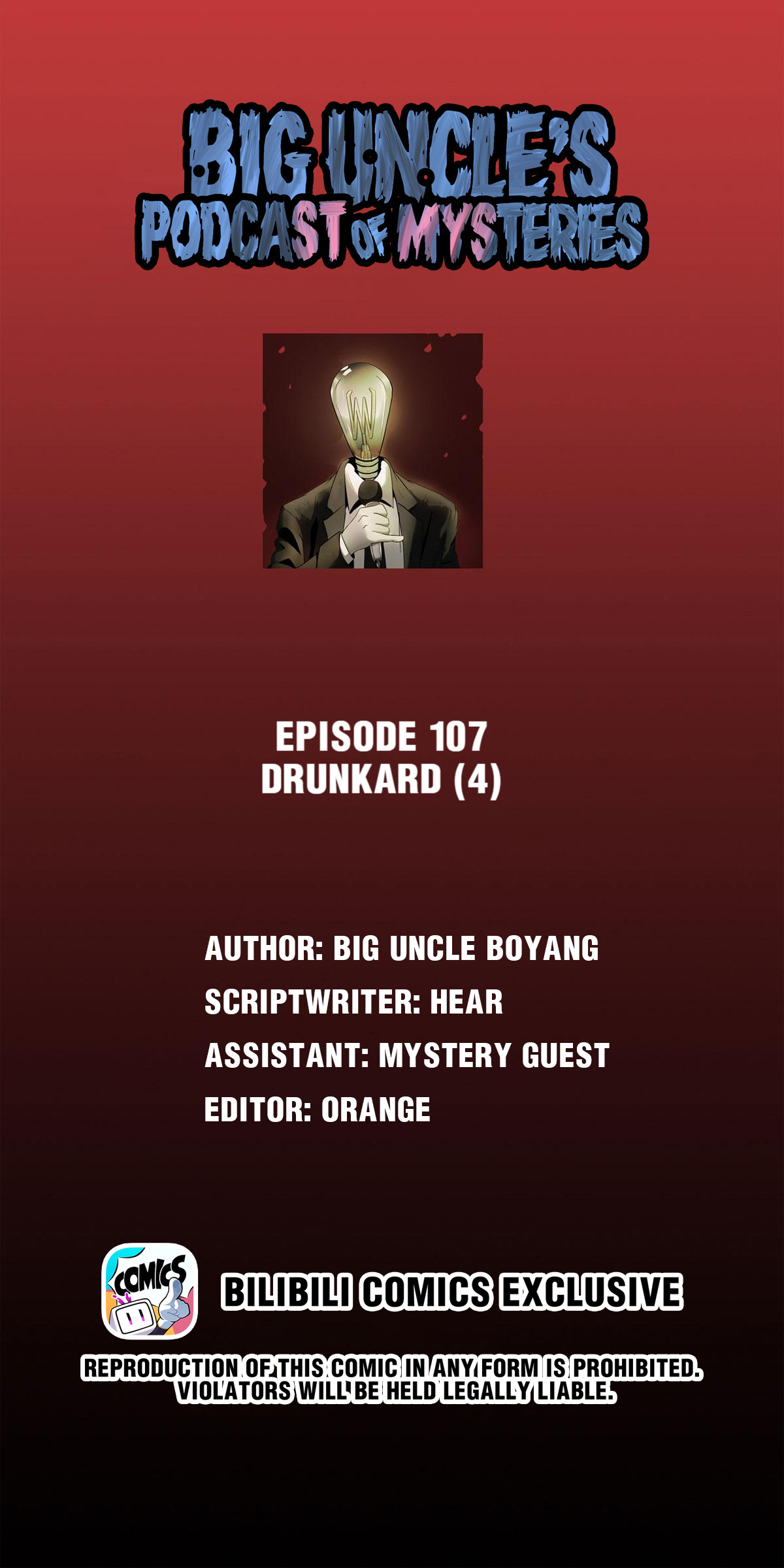 Big Uncle’s Podcast Of Mysteries - Chapter 109: Drunkard (4)