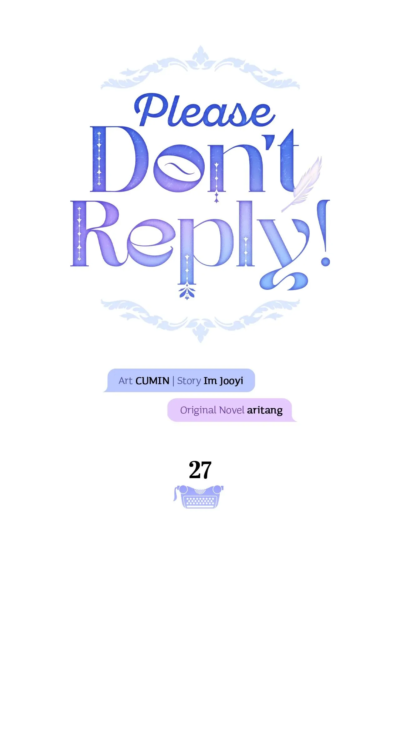 Please Don’t Reply! - Chapter 27