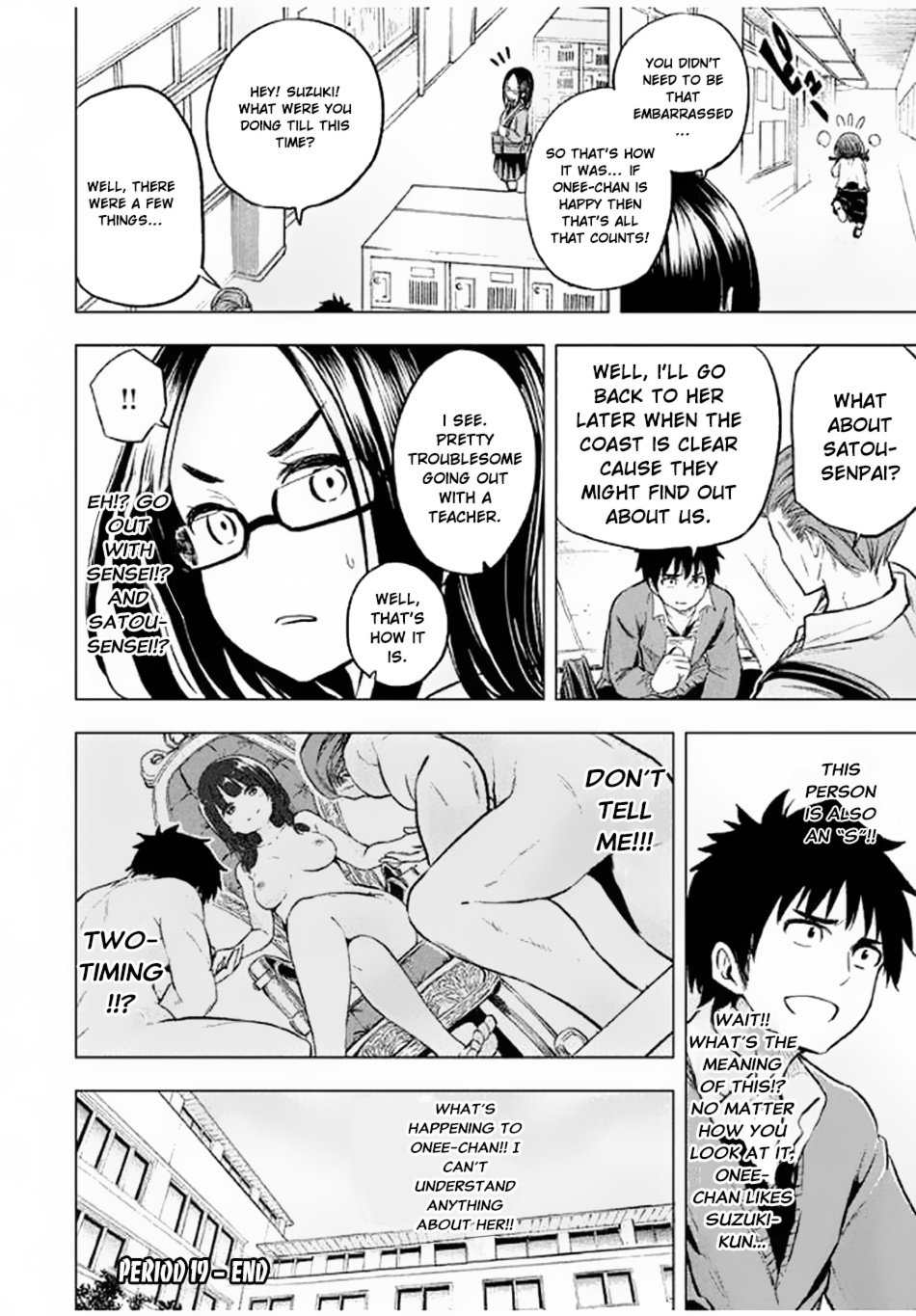 Why Are You Here Sensei!? - Vol.2 Chapter 19: Period-Pincer Boobs