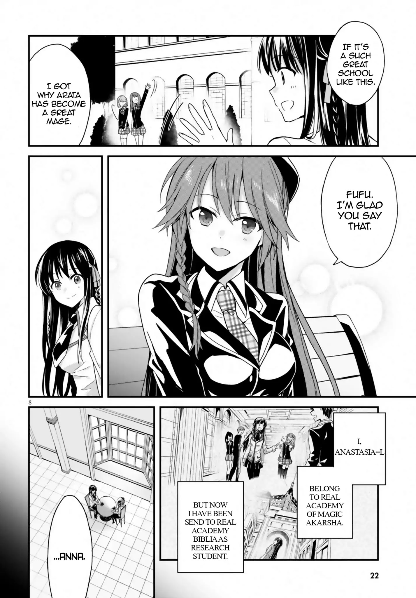 Trinity Seven: Anastasia Holy Story - Chapter 1: Act 1: Anastasia & The 4 Demon Lord Knights