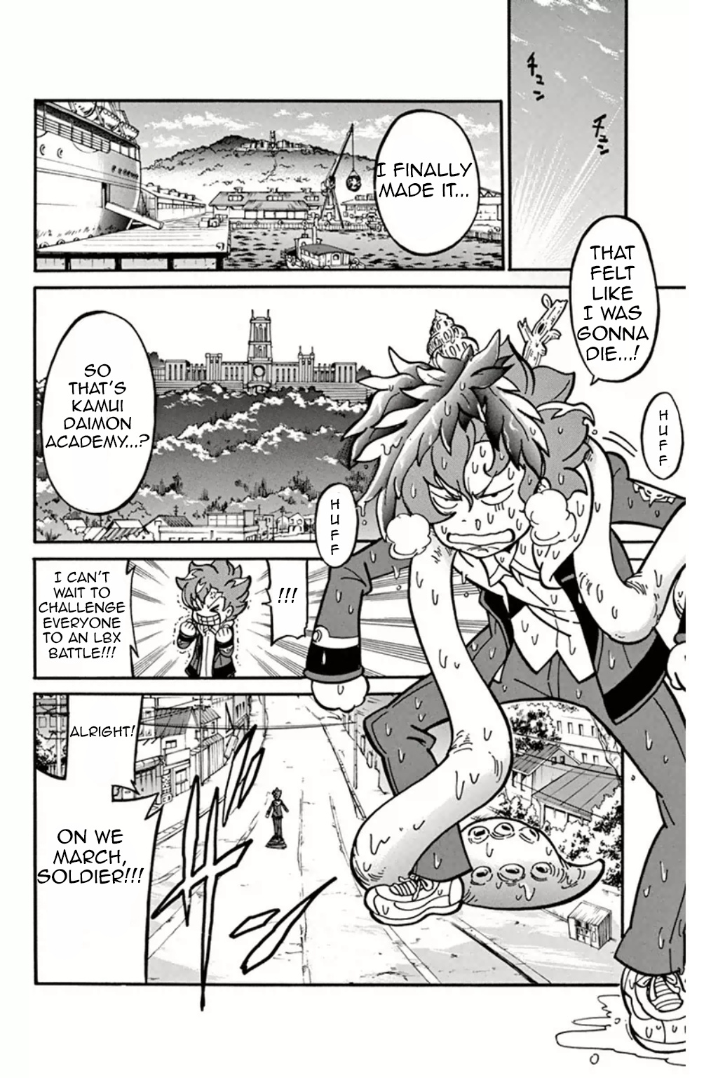 Danball Senki Wars - Vol.1 Chapter 1: Welcome To Kamui Daimon Comprehensive Academy Version 2