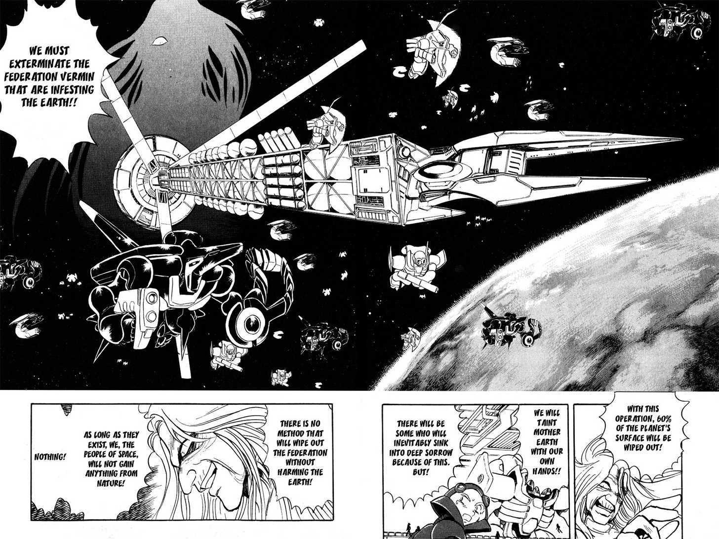 Mobile Suit Crossbone Gundam - Vol.05 Chapter 3 : Thinking In The Forest