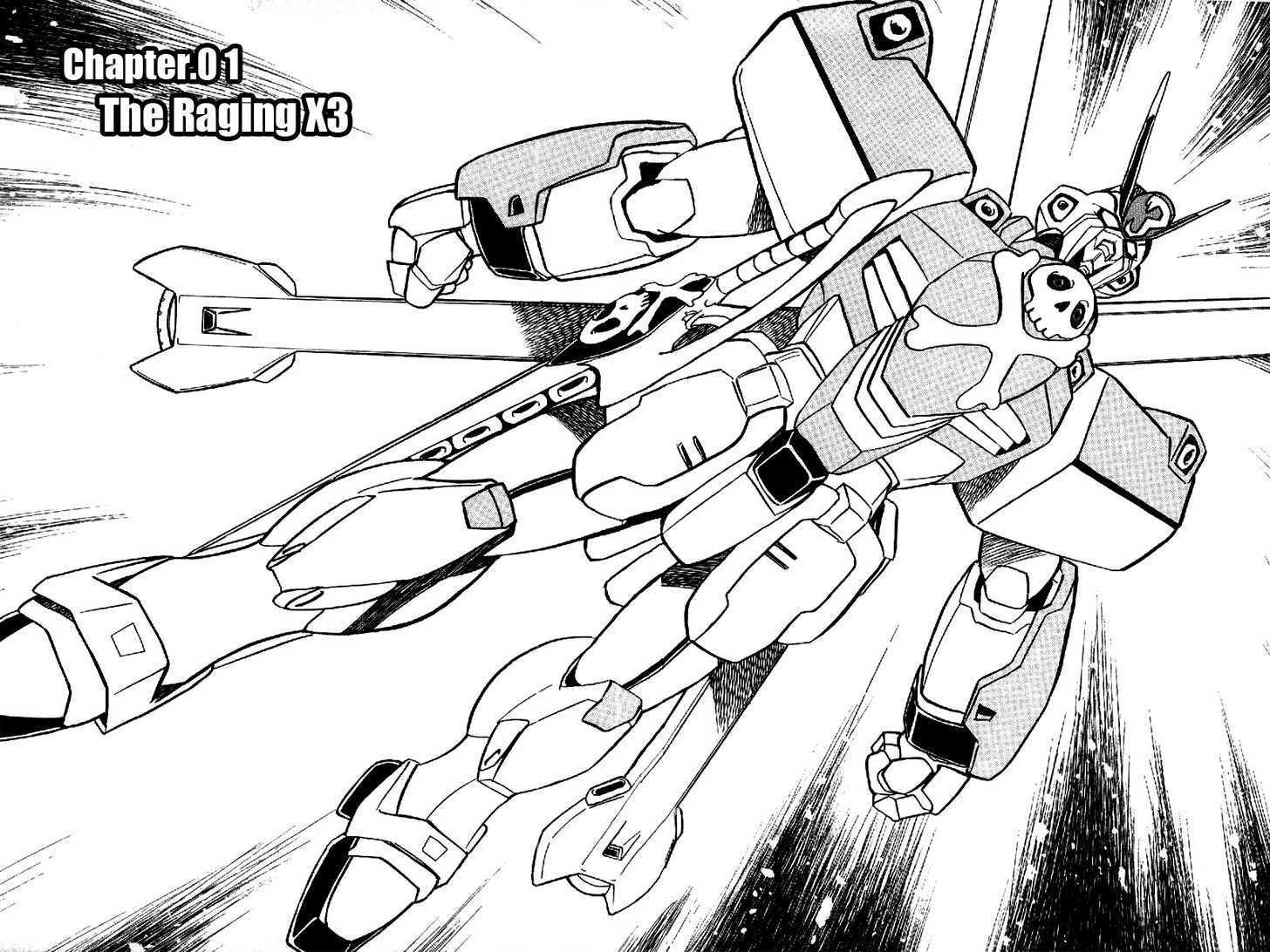 Mobile Suit Crossbone Gundam - Vol.05 Chapter 1 : The Raging X3