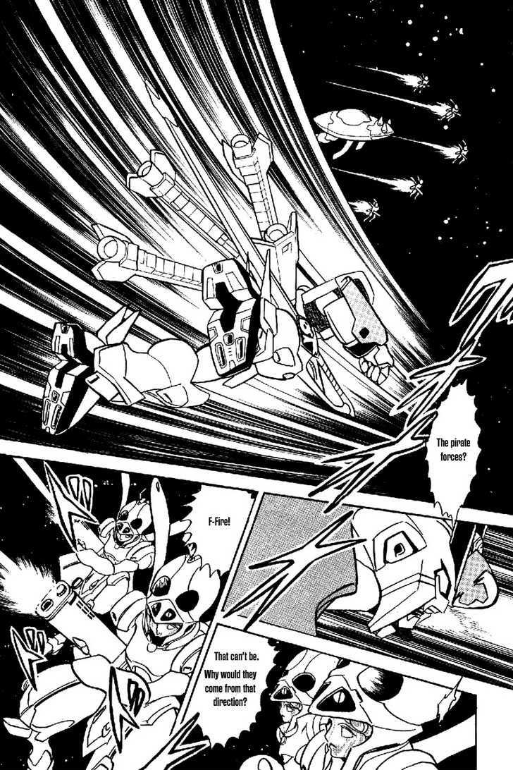 Mobile Suit Crossbone Gundam - Vol.05 Chapter 1 : The Raging X3