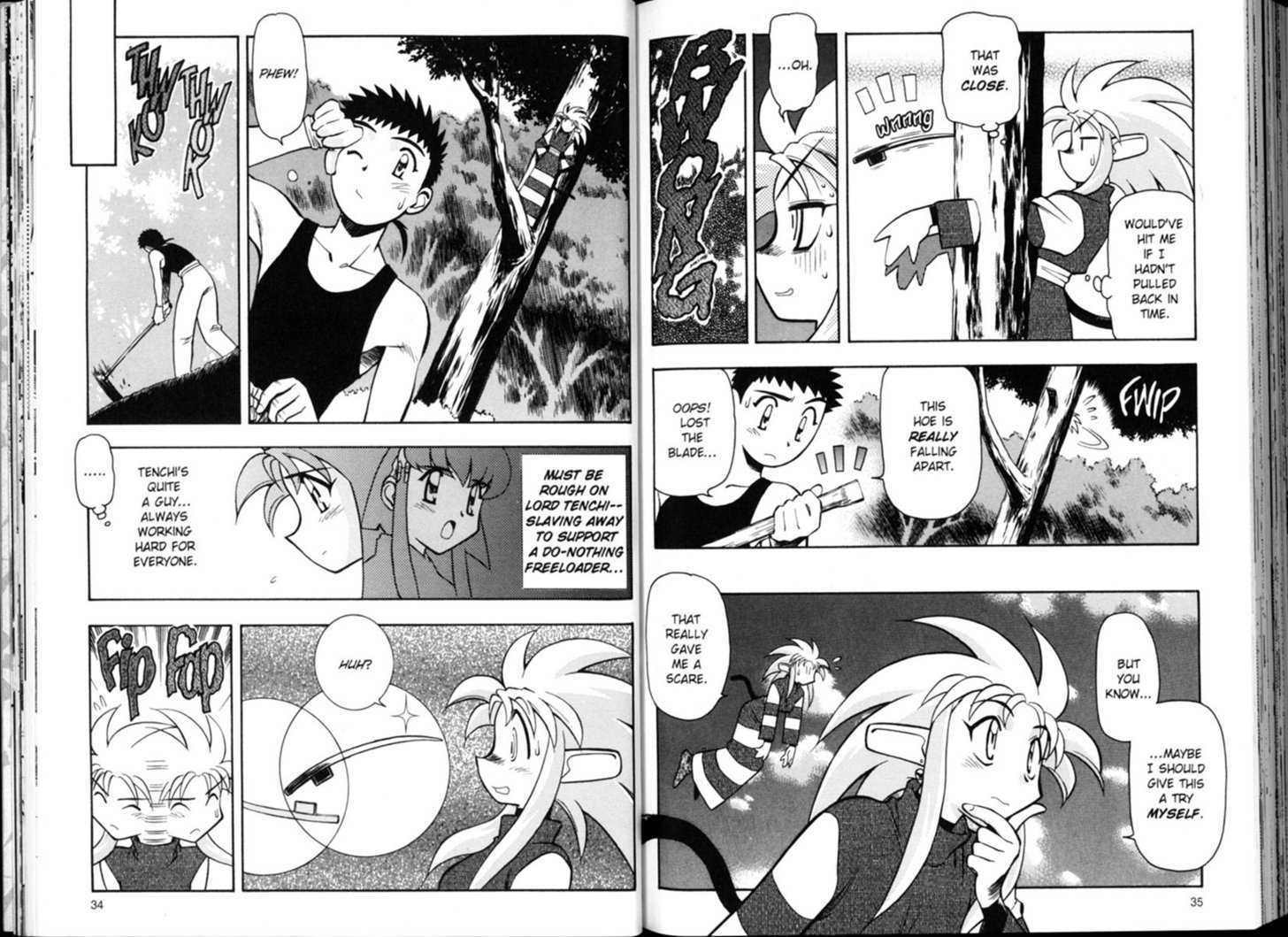 Shin Tenchi Muyo - Vol.01 Chapter 0 : Chapter 1 - 7