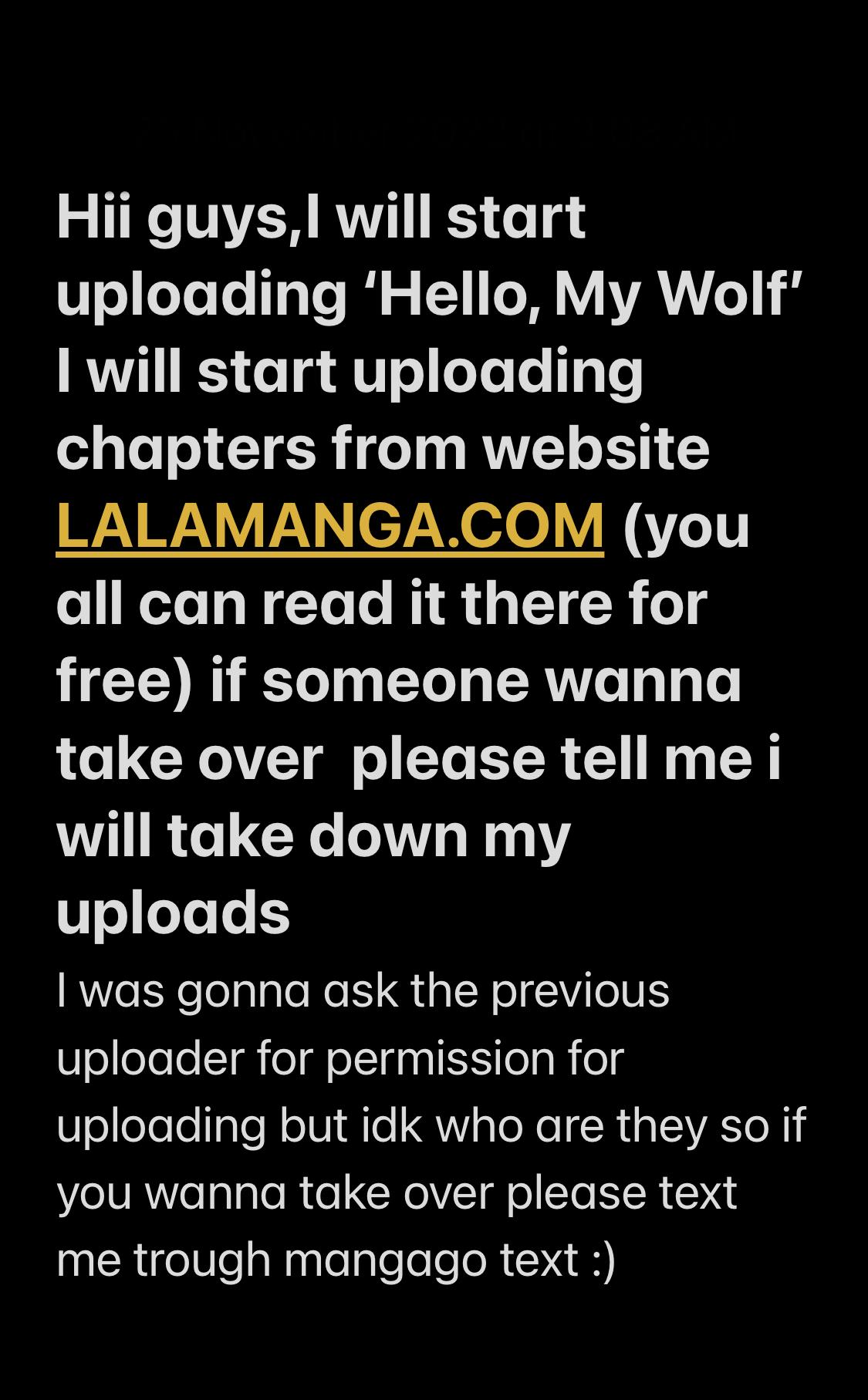 Hello, My Wolf - Chapter 8