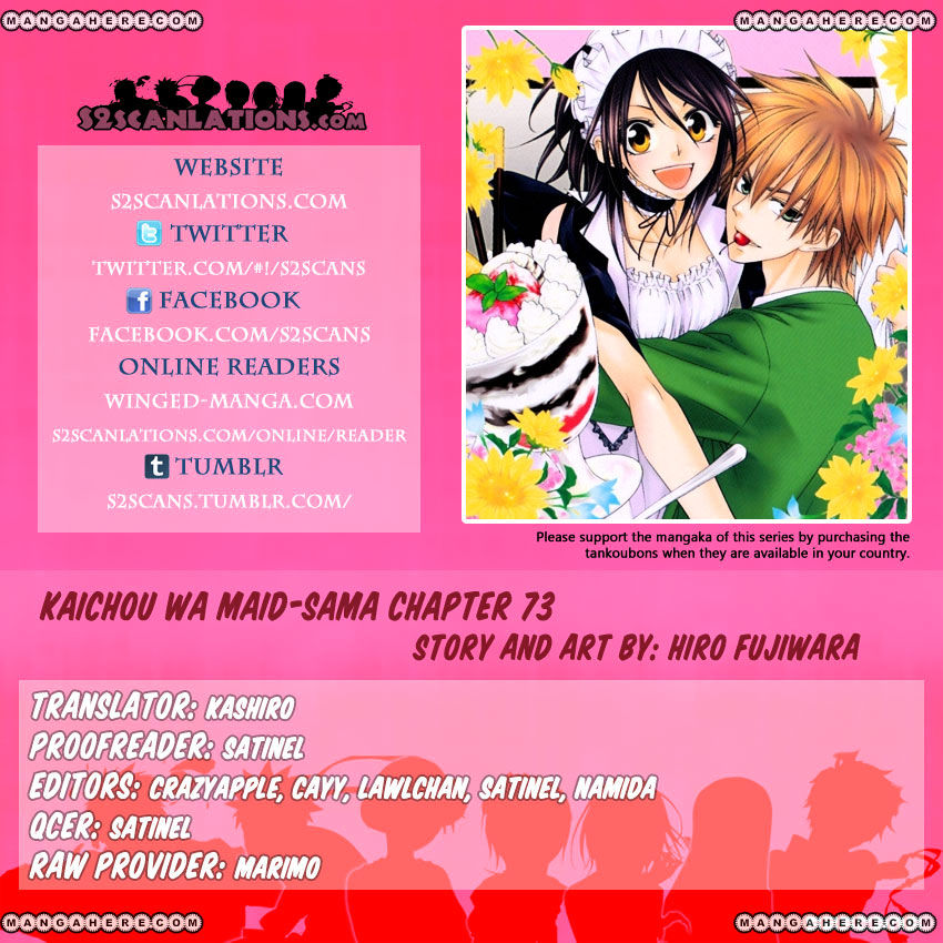 Kaichou Wa Maid-Sama! - Vol.14 Chapter 73 : The Master Is Heading To Britain?