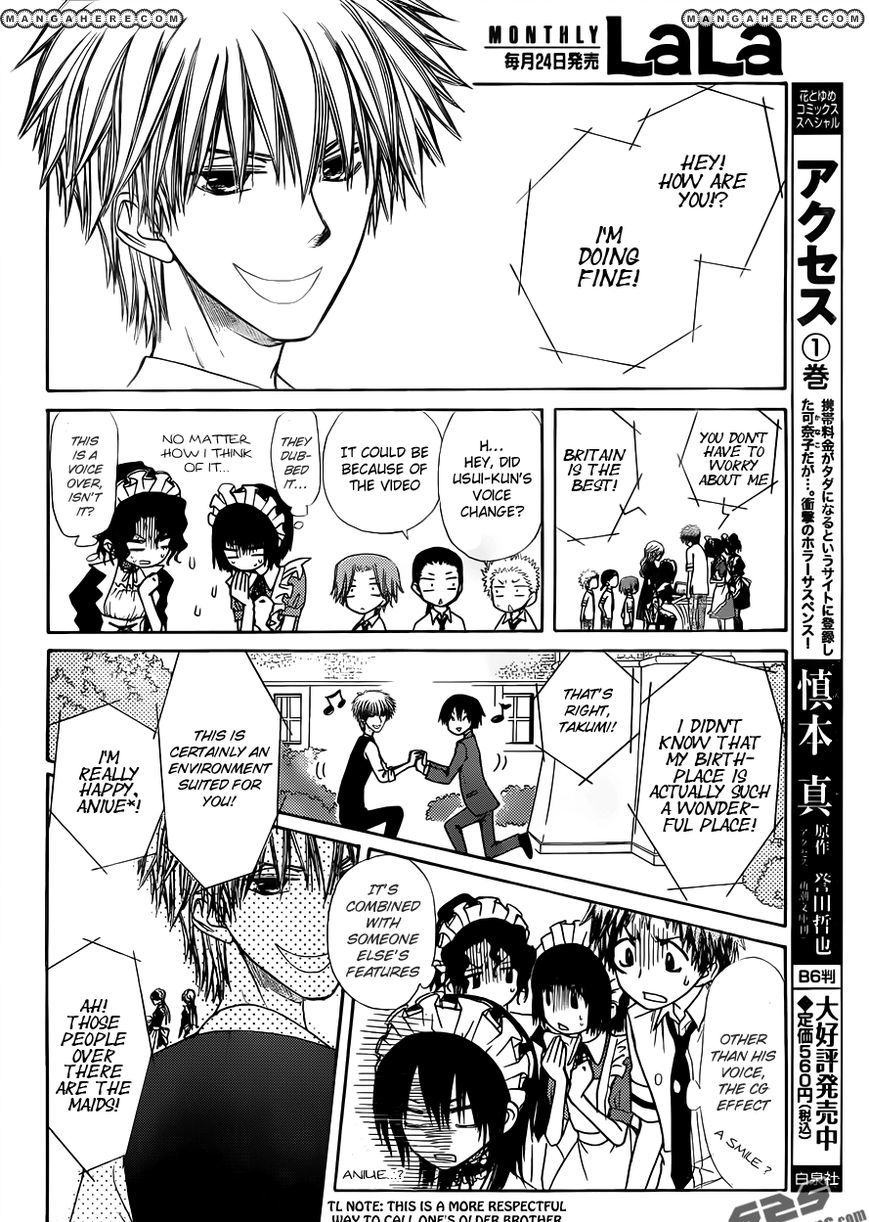 Kaichou Wa Maid-Sama! - Vol.14 Chapter 73 : The Master Is Heading To Britain?