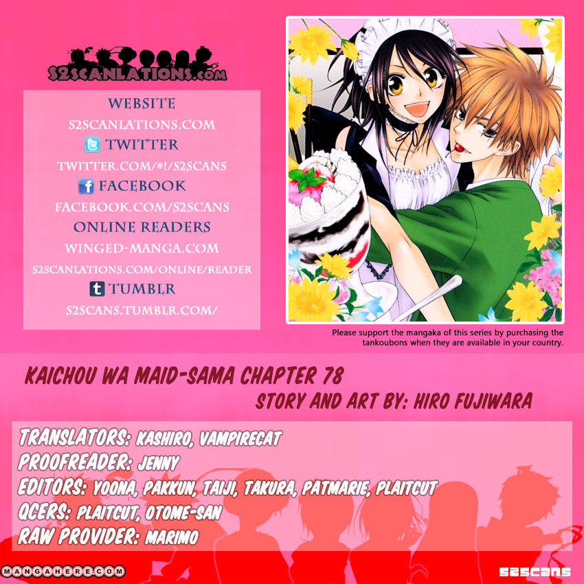 Kaichou Wa Maid-Sama! - Vol.14 Chapter 78