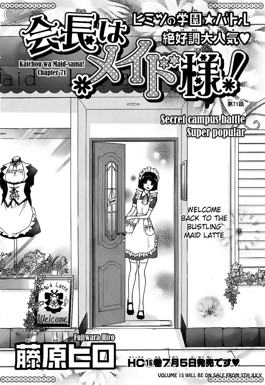 Kaichou Wa Maid-Sama! - Vol.14 Chapter 71 : Welcome Back To The Bustling Maid Latte!