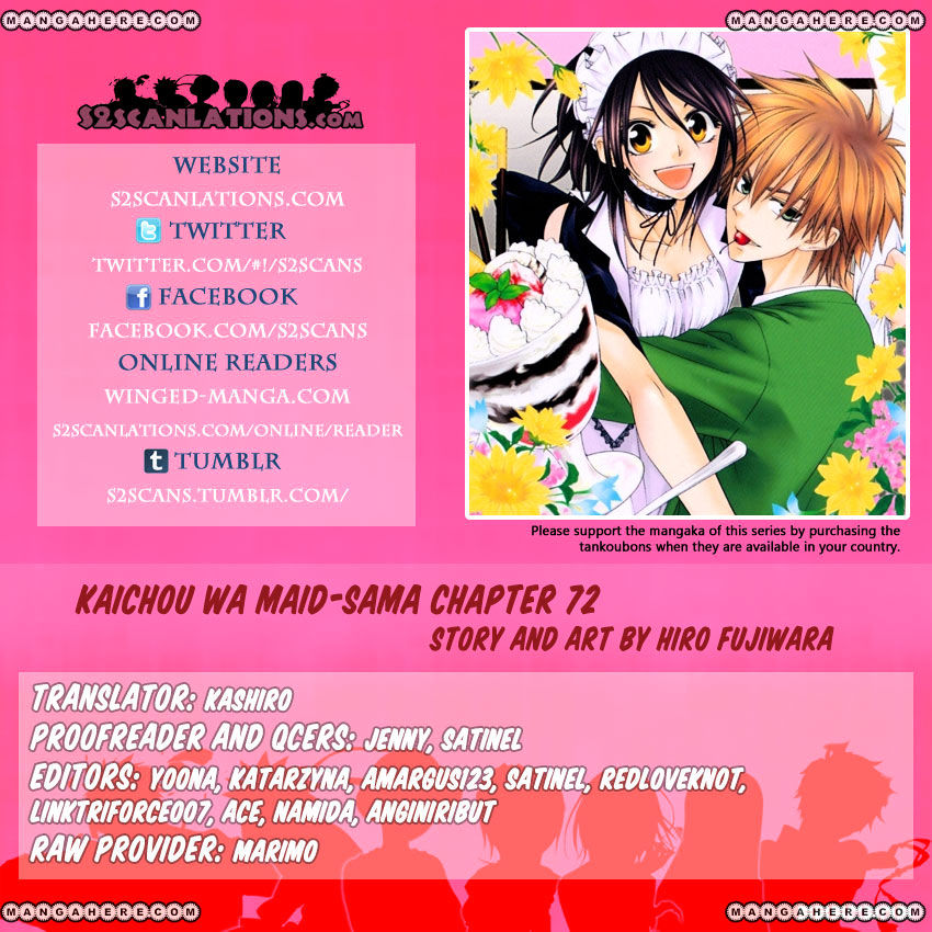 Kaichou Wa Maid-Sama! - Vol.14 Chapter 72 : The Cinderella Before Midnight...?