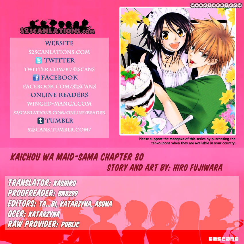 Kaichou Wa Maid-Sama! - Vol.14 Chapter 80