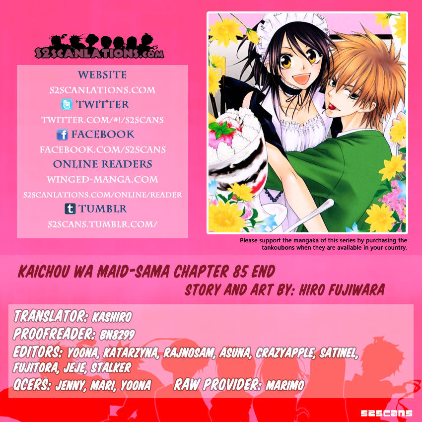 Kaichou Wa Maid-Sama! - Vol.14 Chapter 85 : Last Chapter