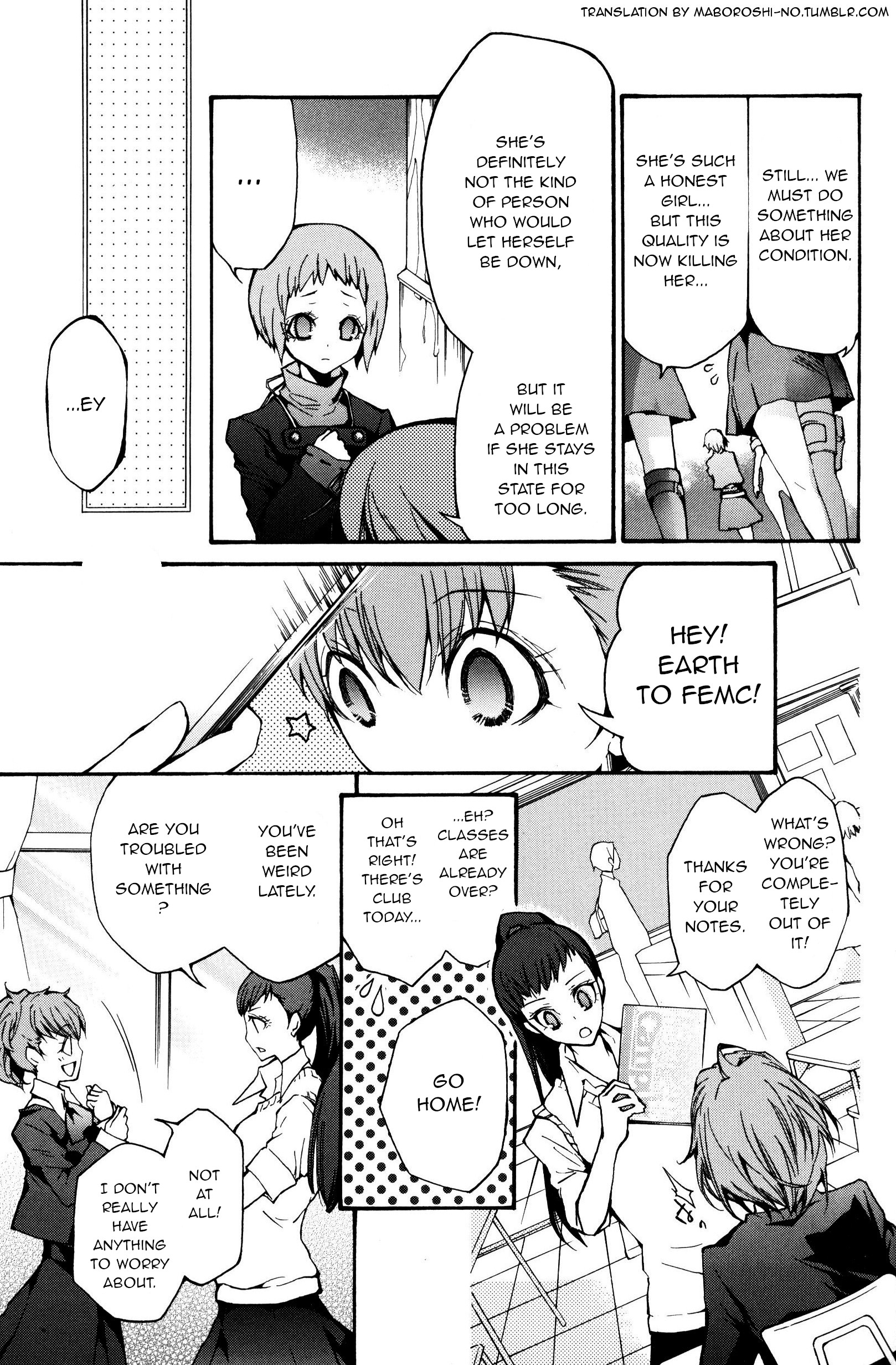 Persona 3 Portable Dear Girls Comic Anthology - Vol.1 Chapter 12: Smile (Artist: Ookami Wakana)